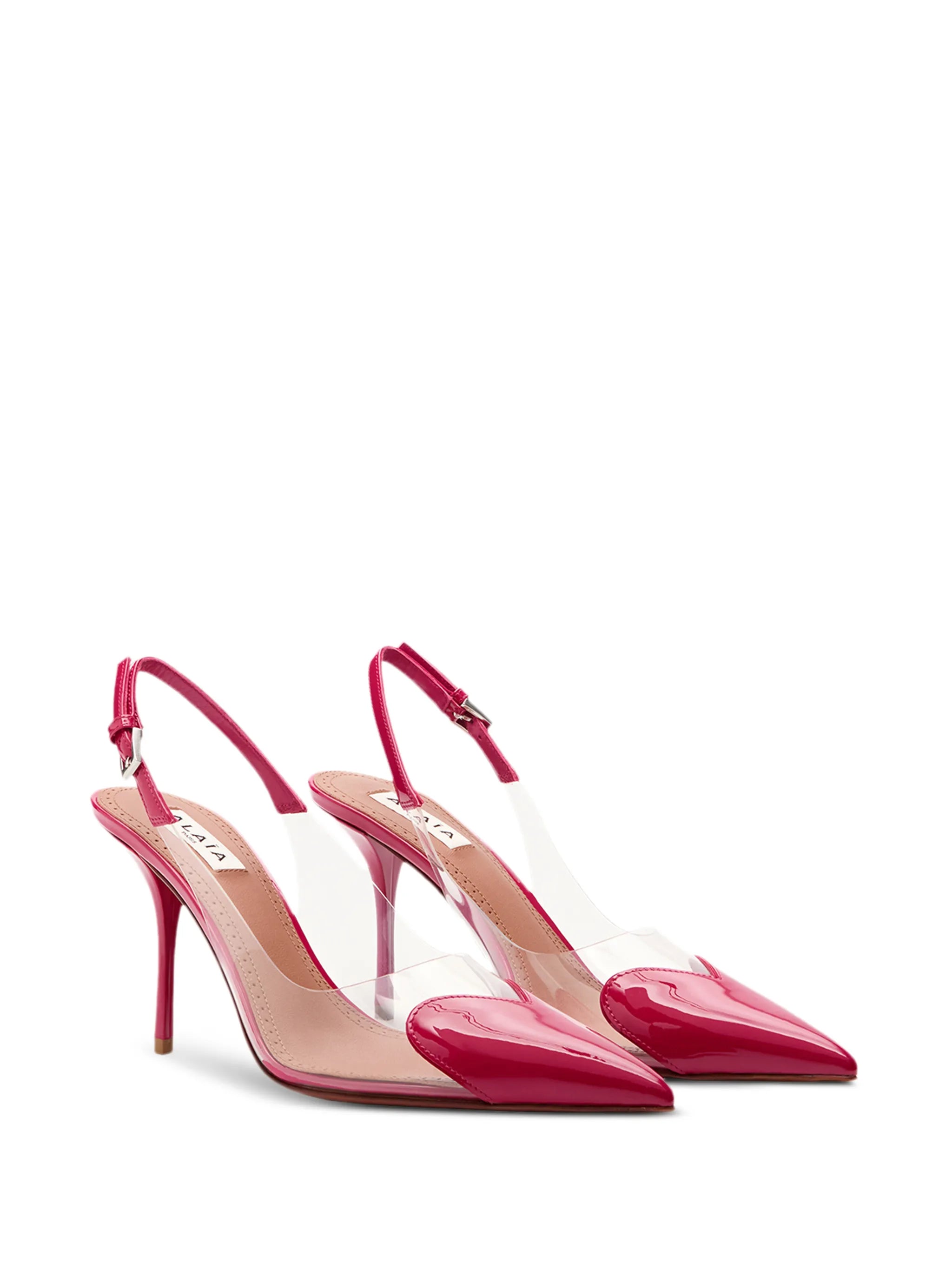 Le Cœur slingbacks in patent leather