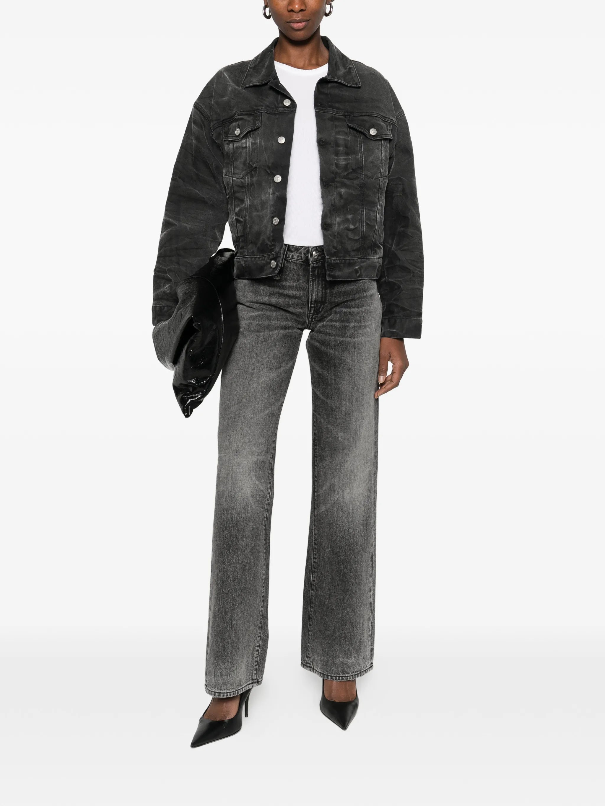 Effie faded-effect jeans