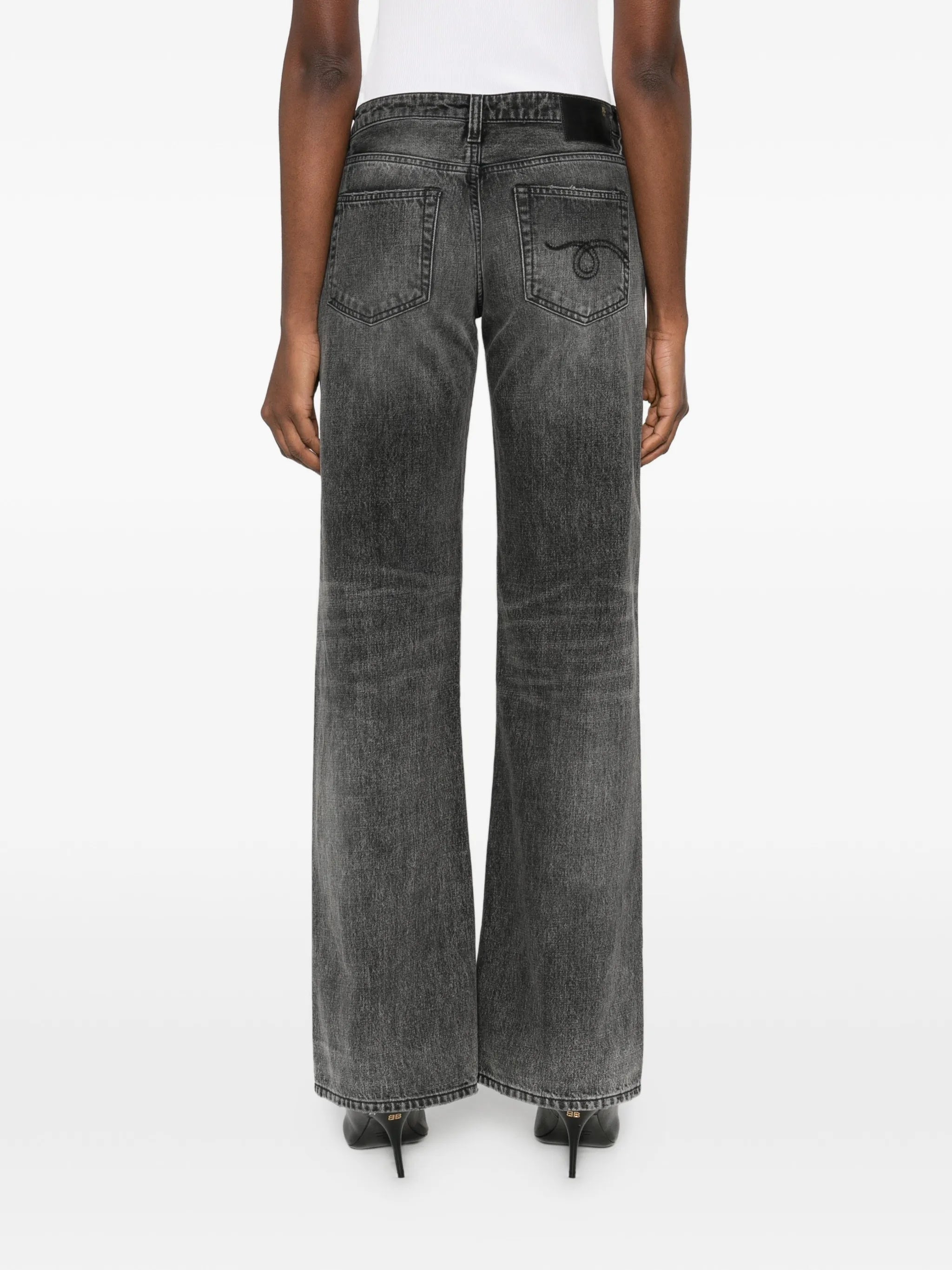 Effie faded-effect jeans