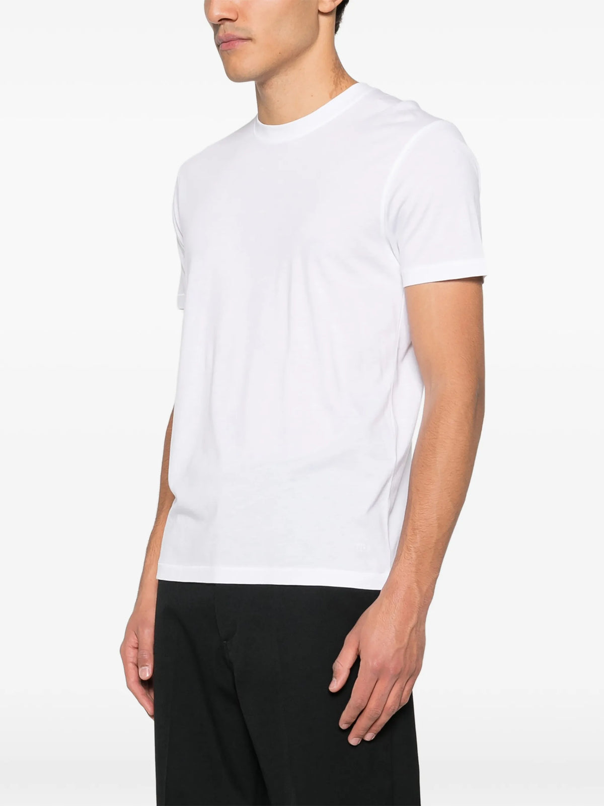 lyocell cotton crew neck t-shirt