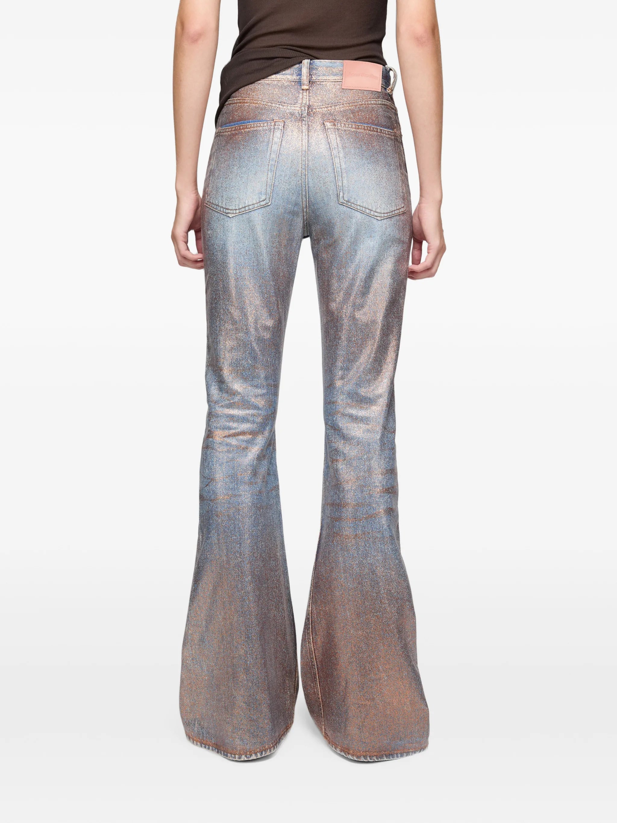 fitted glitter jeans 2025F
