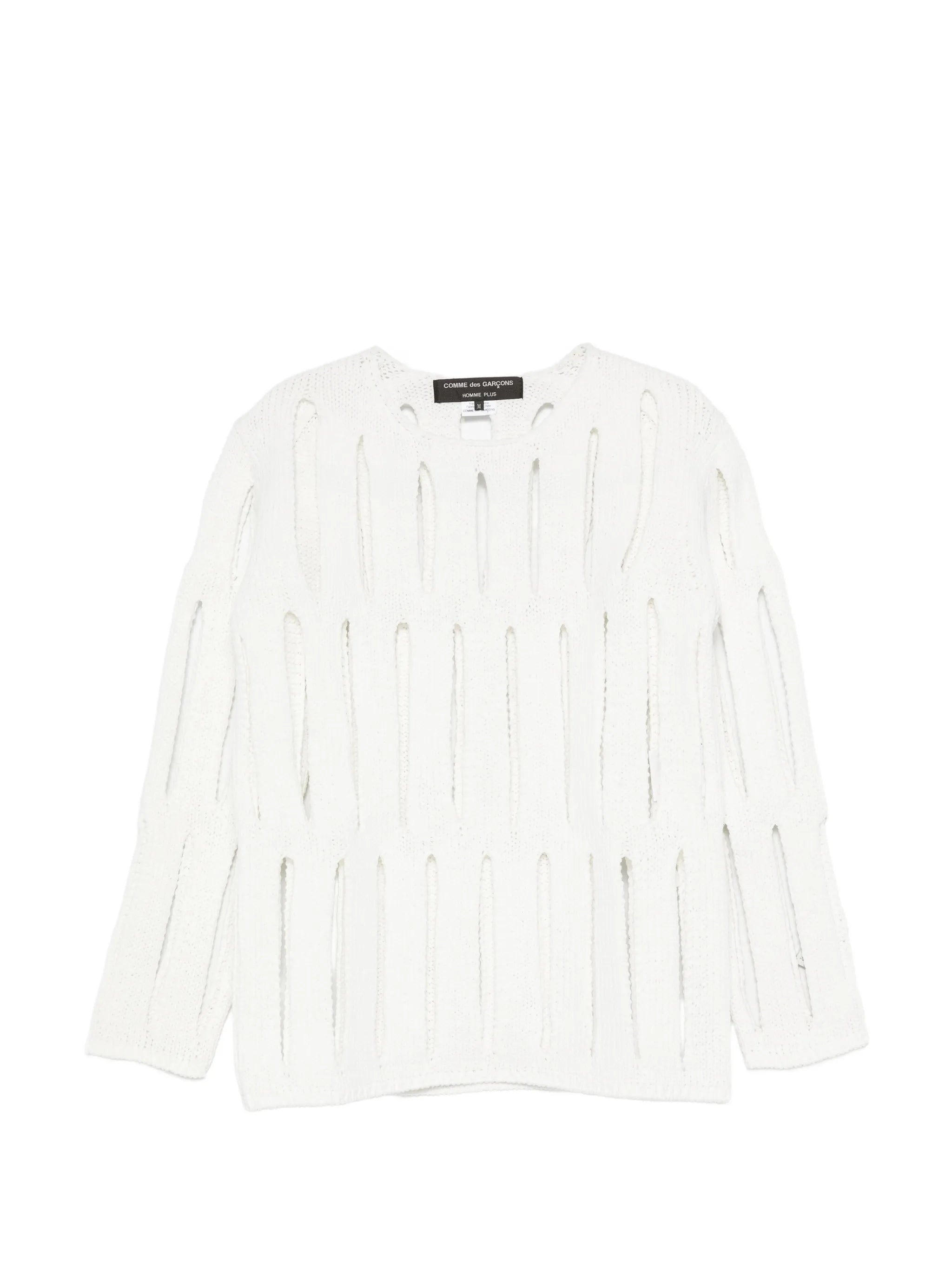 cut-out knit sweater