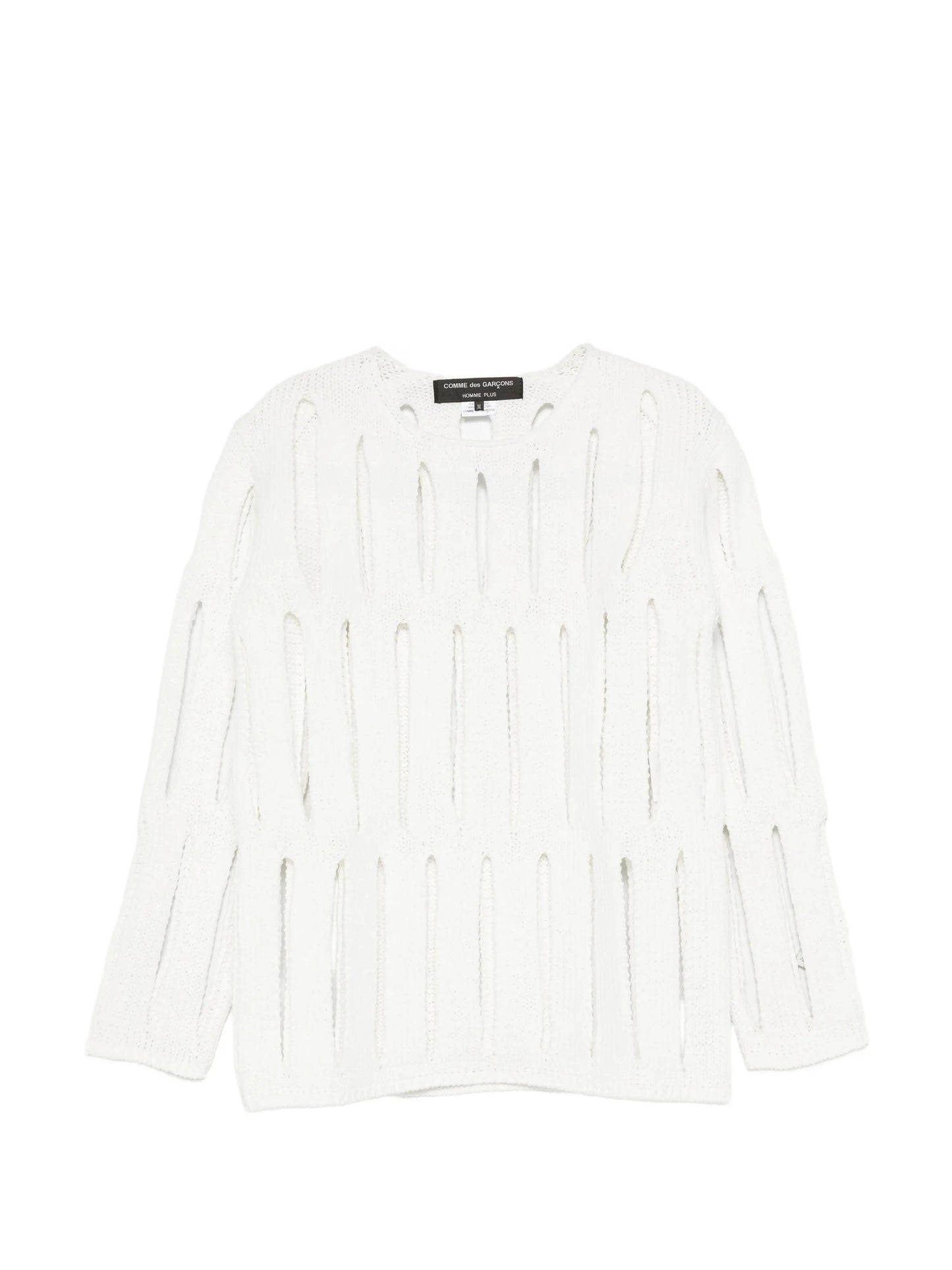 cut-out knit sweater