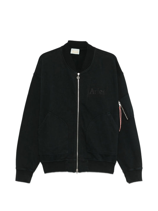 Temple faded bomber jacket