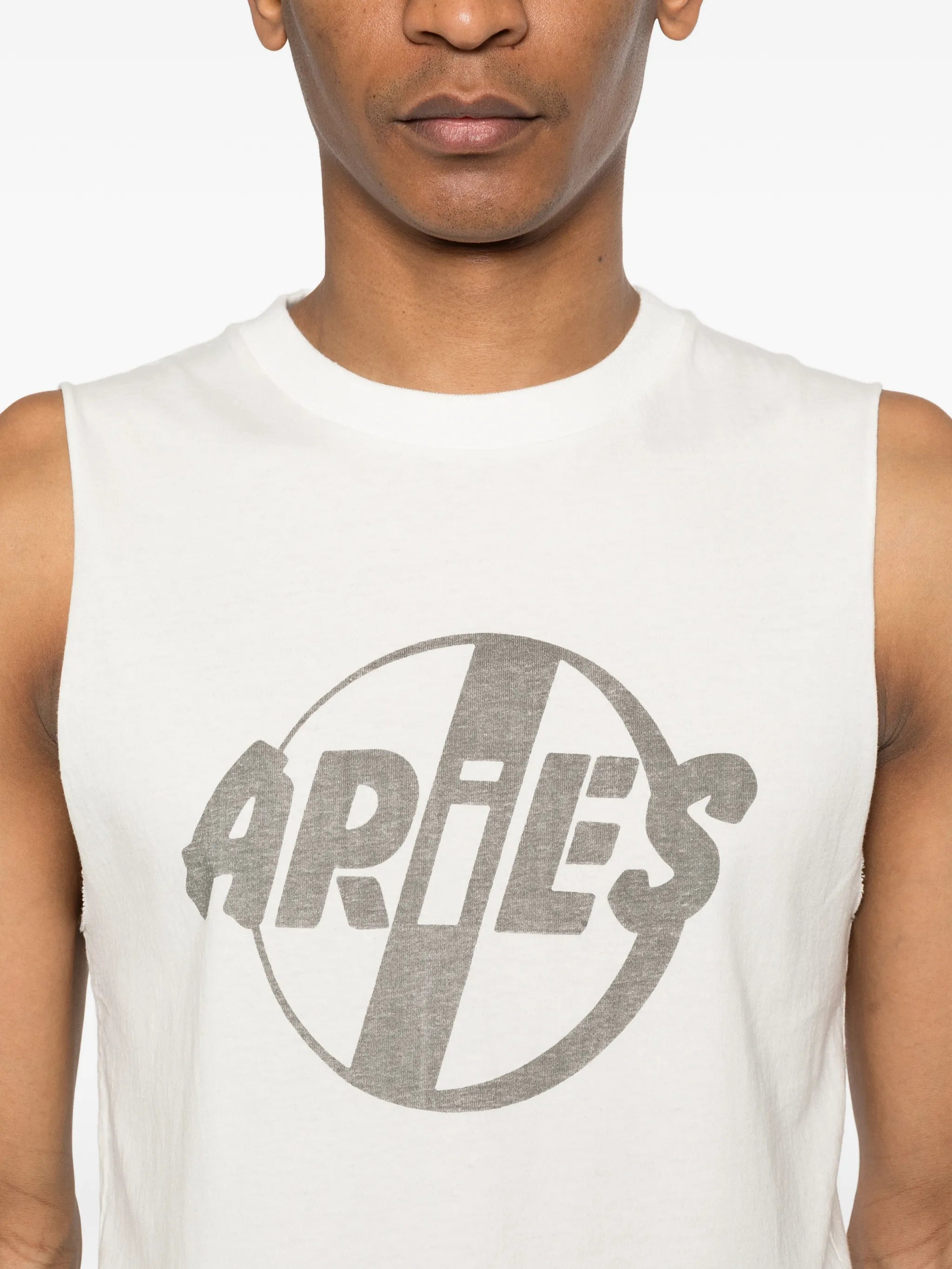 Punk logo muscle vest