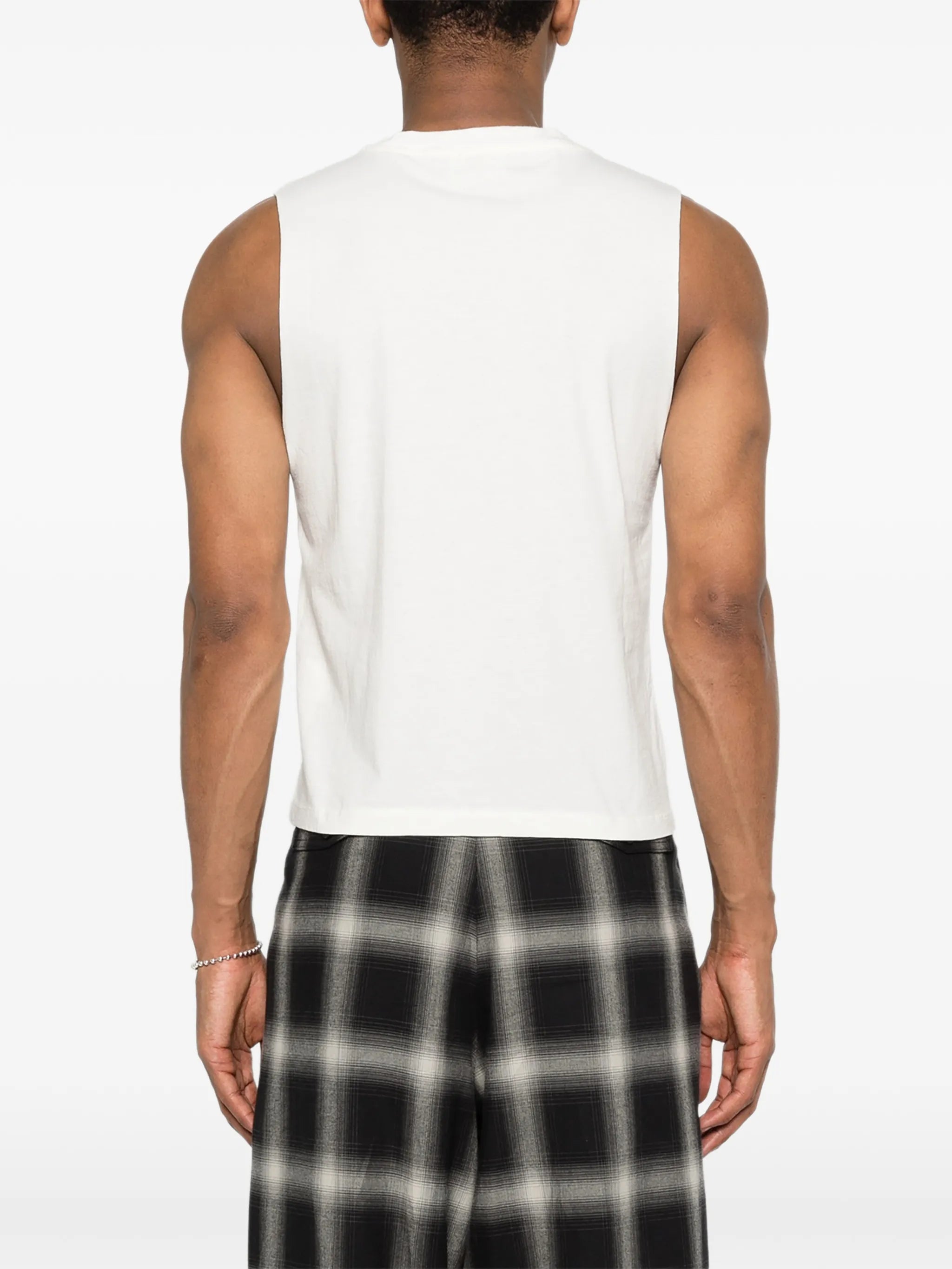 Punk logo muscle vest