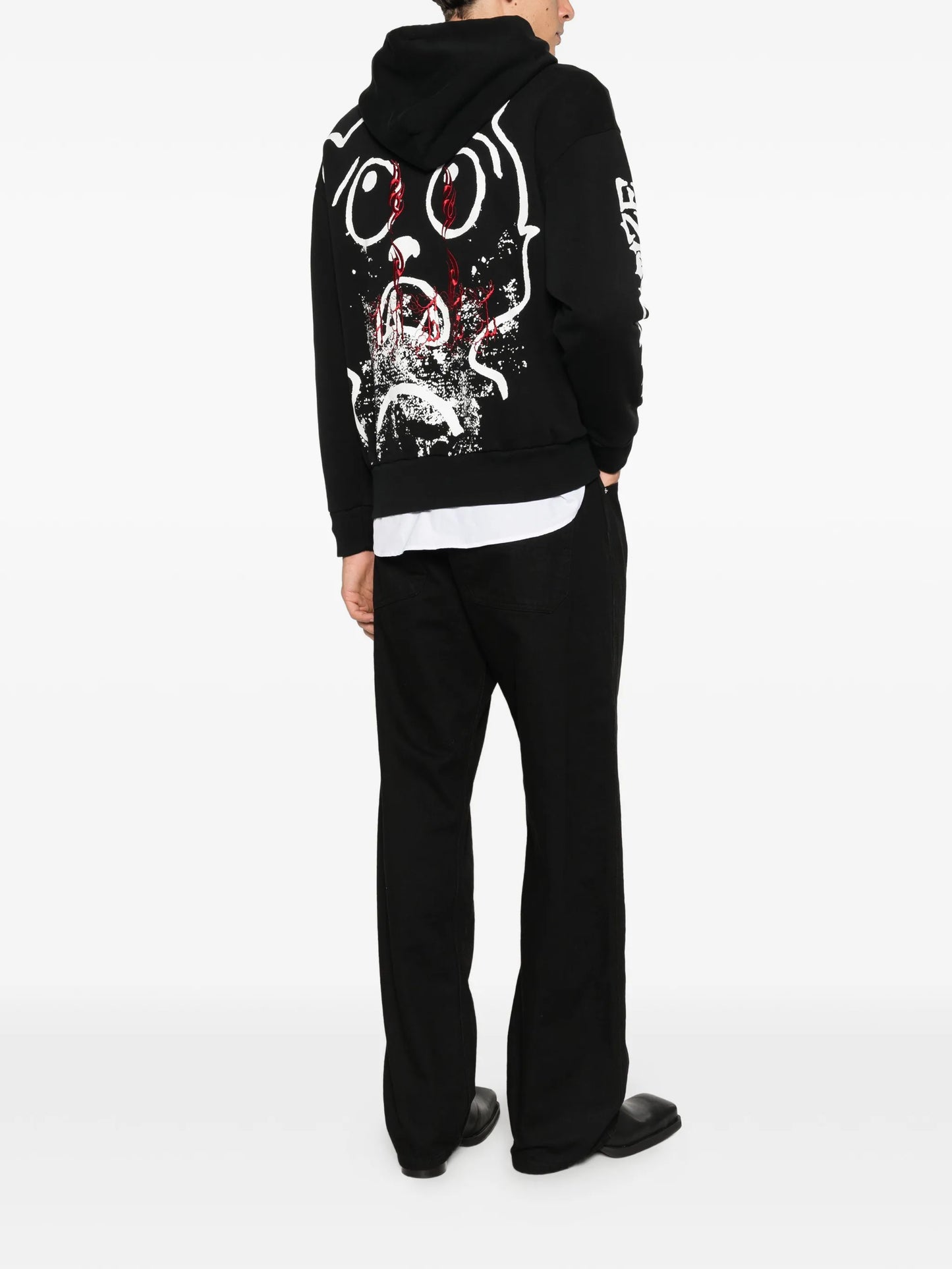 embroidered hoodie