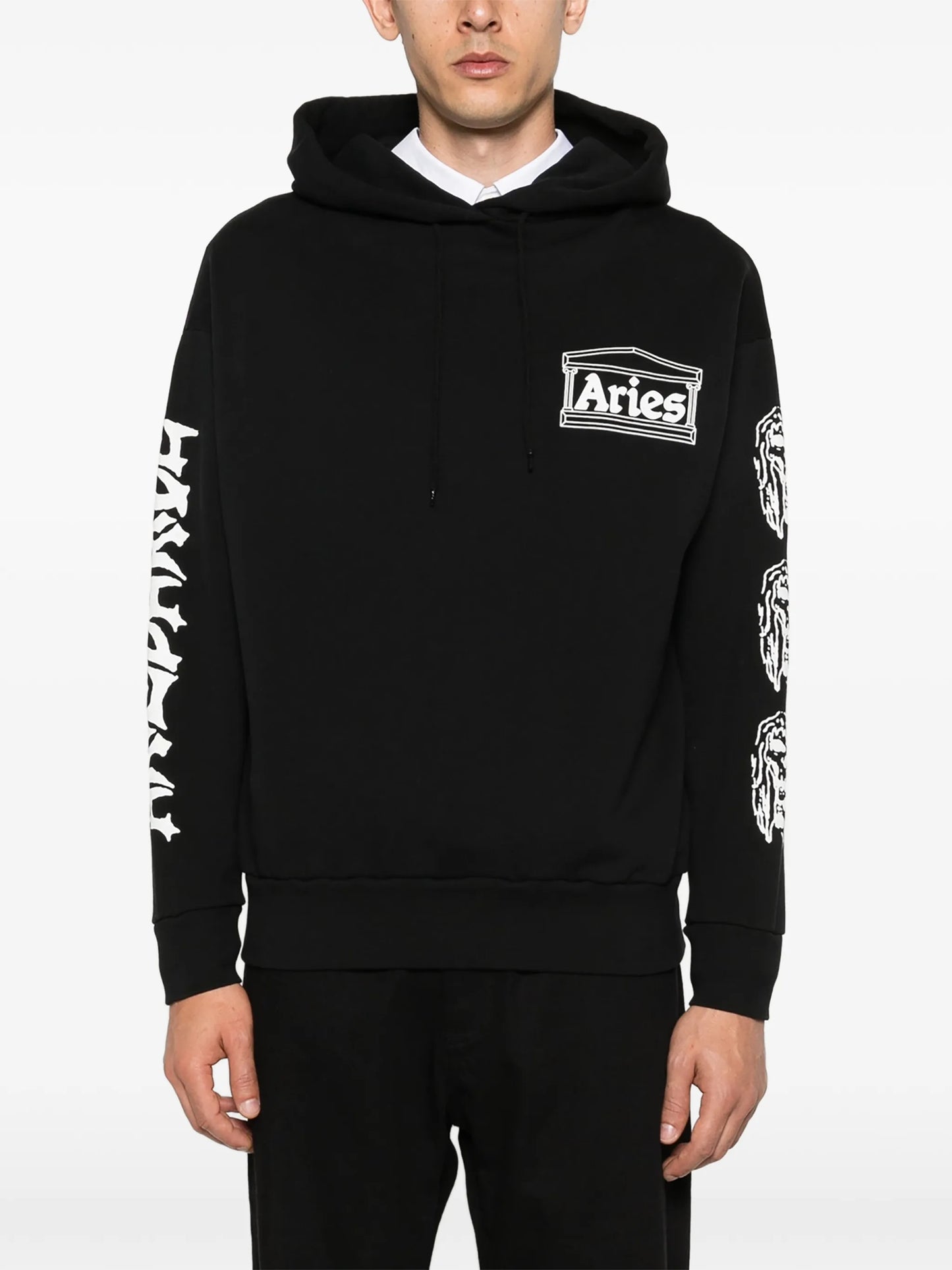 embroidered hoodie