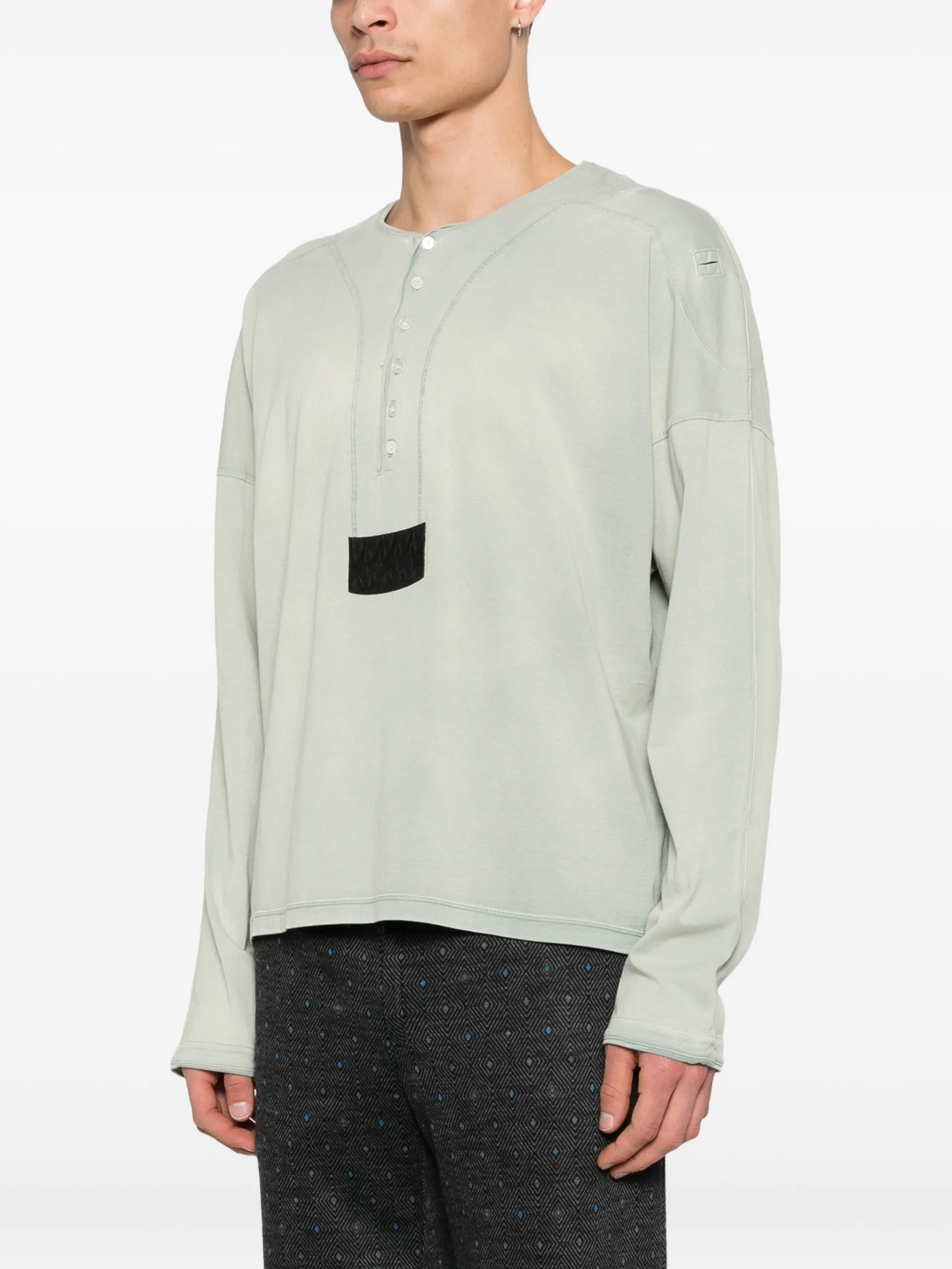 sargo long-sleeve henley T-shirt