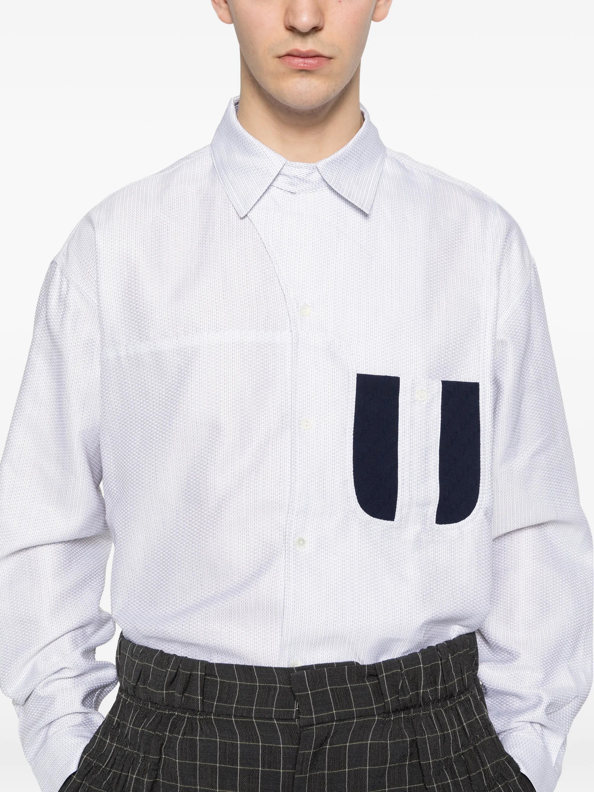Veca panelled shirt