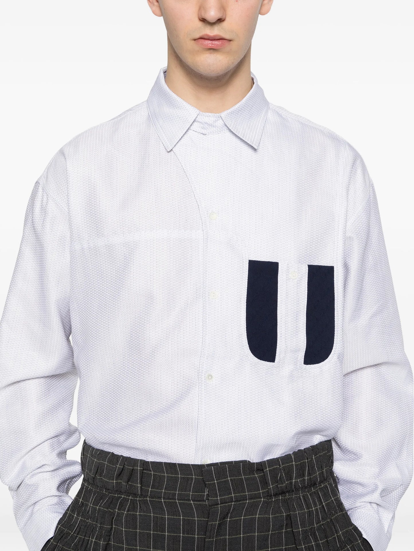 Veca panelled shirt