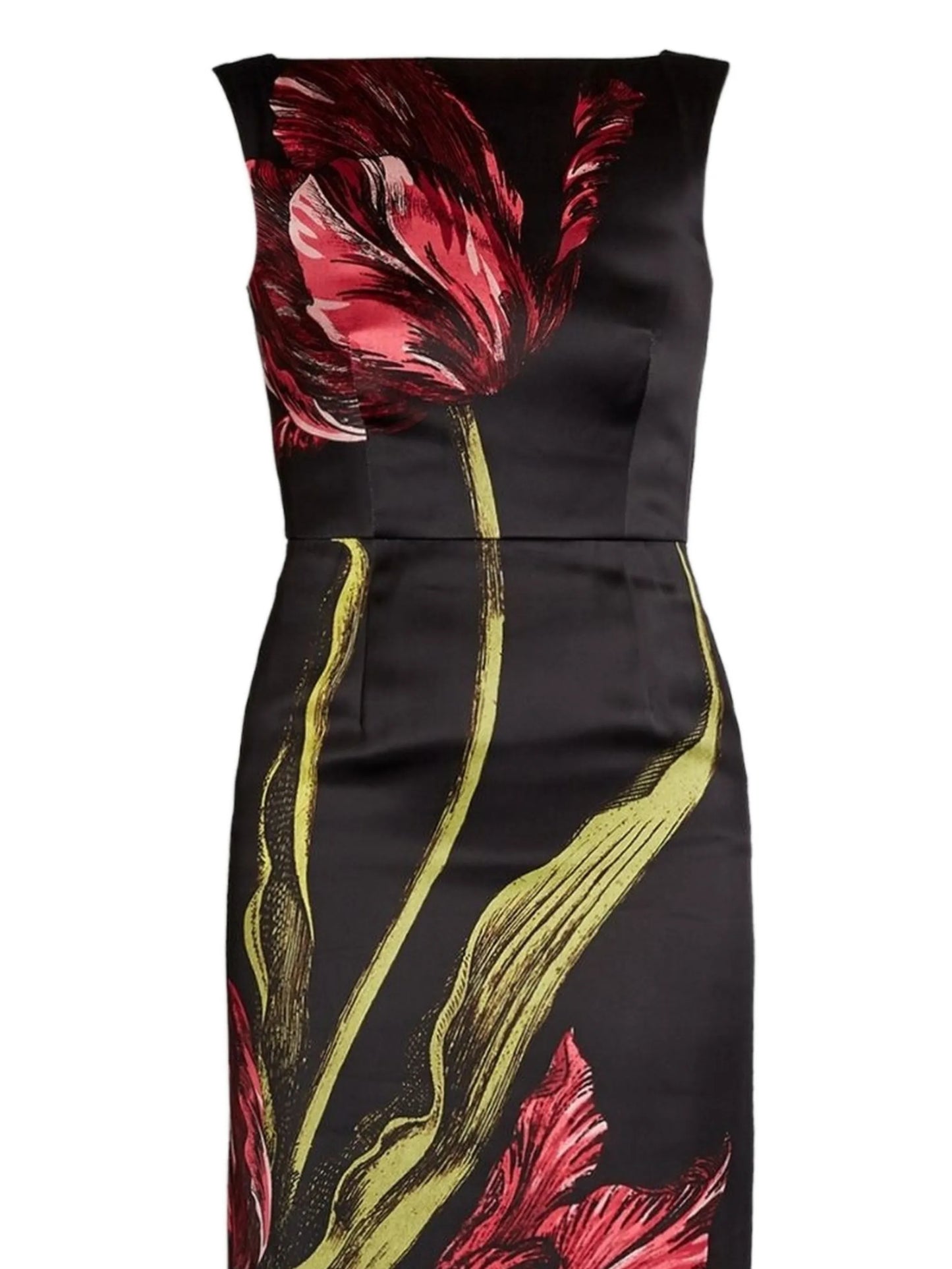 floral-print maxi dress