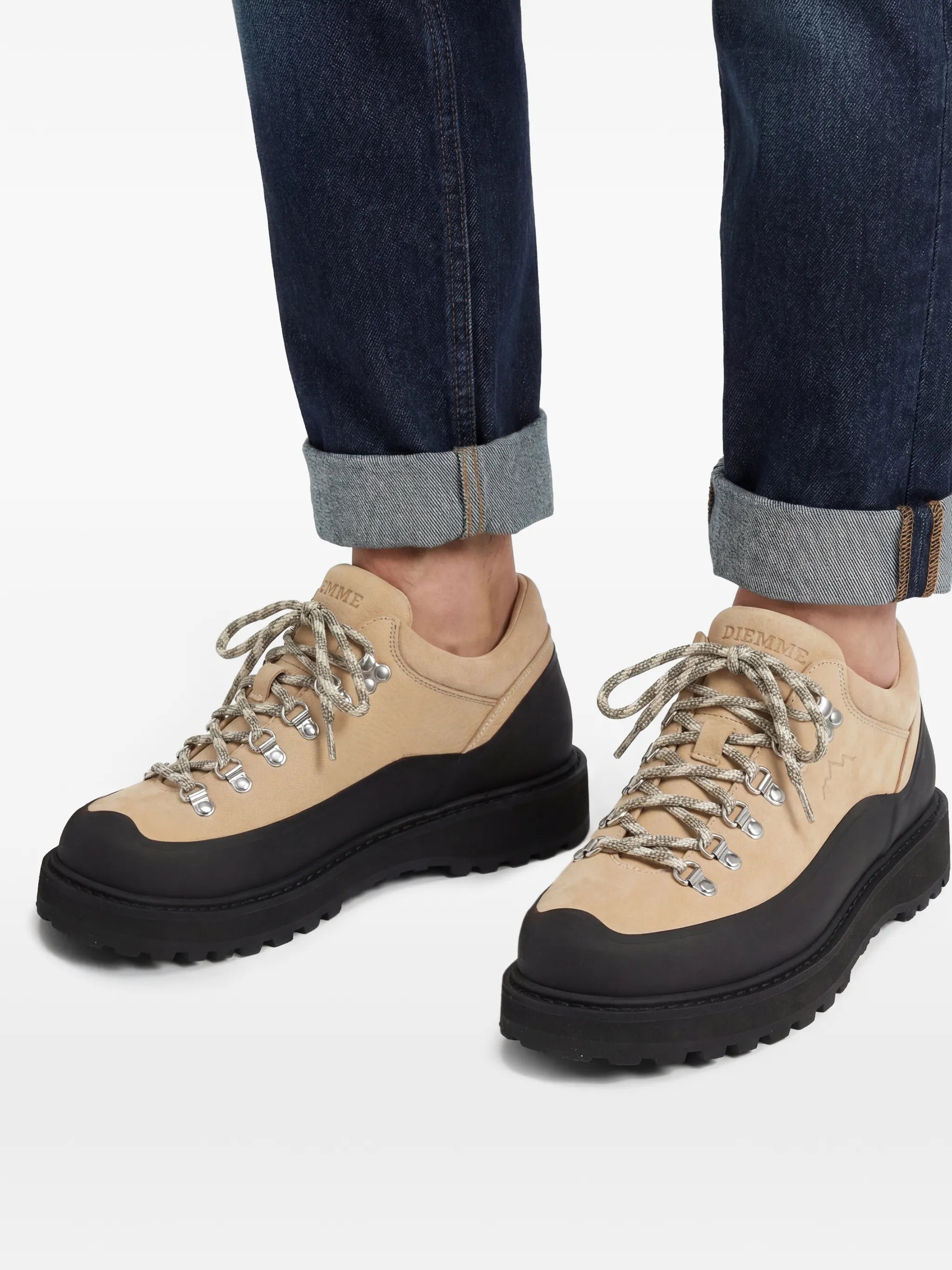 Cornaro logo-embossed lace-up hiking boots