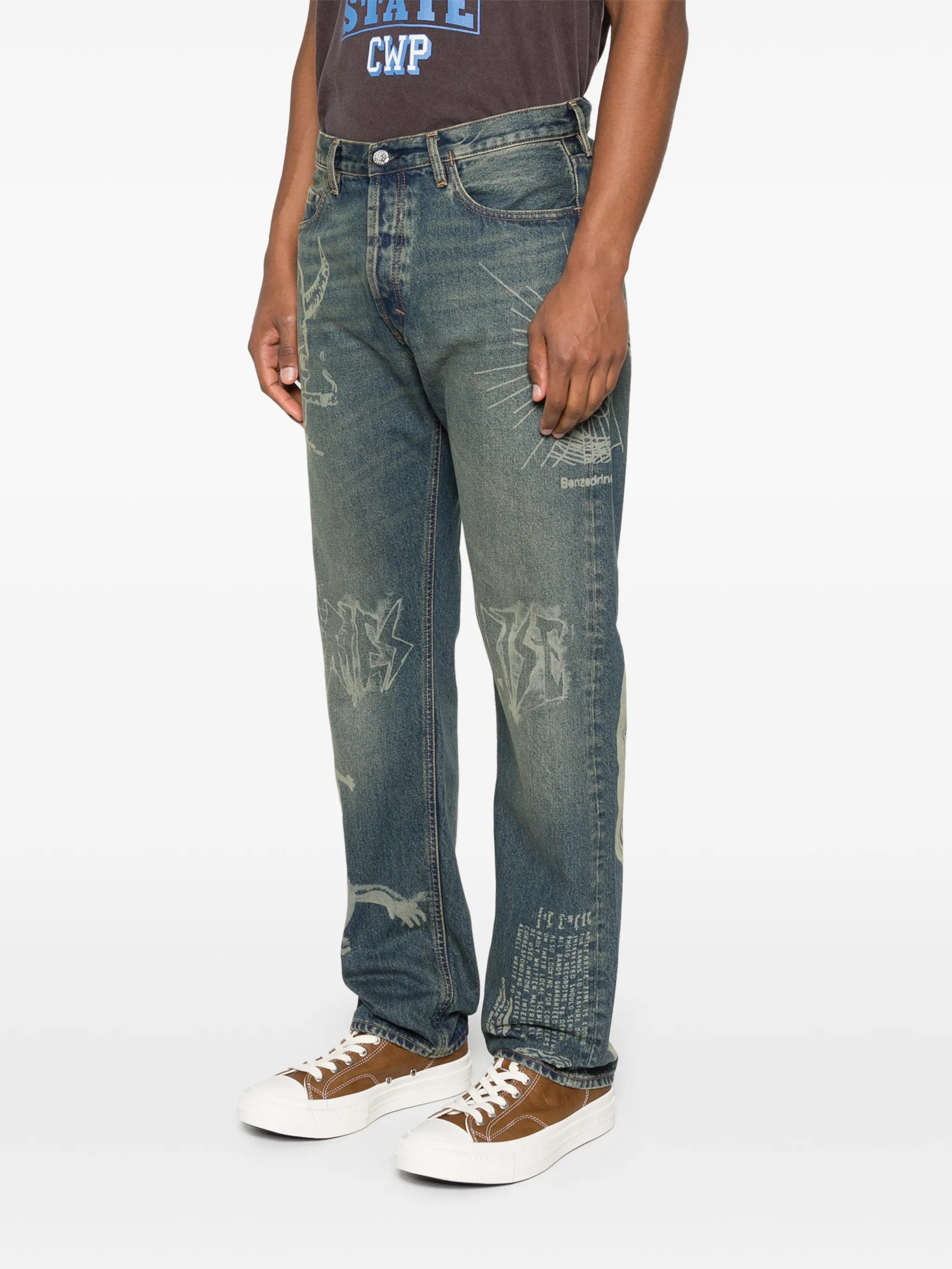 Metal 00`s Lilly straight-leg jeans