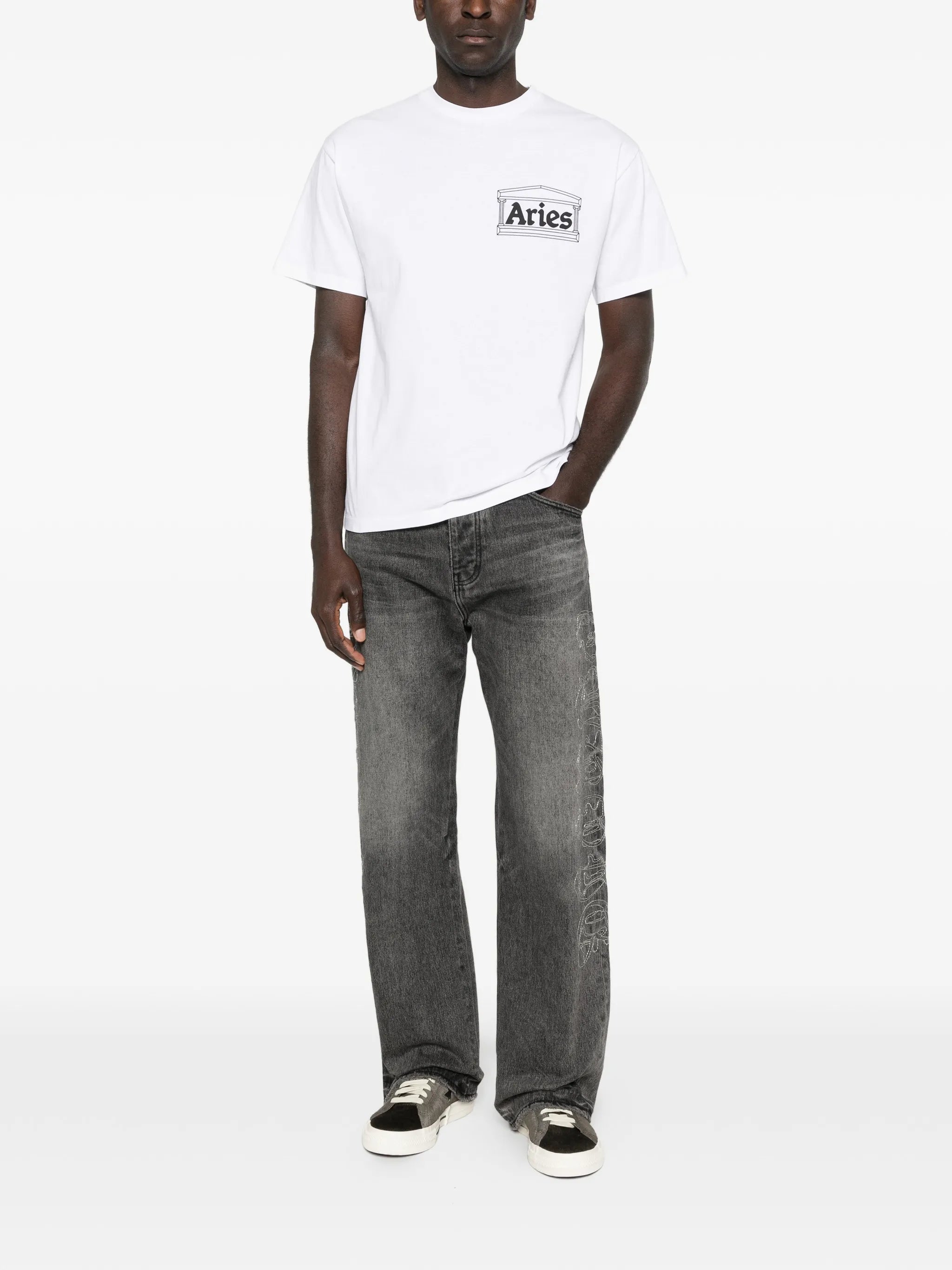 Temple graphic T-shirt