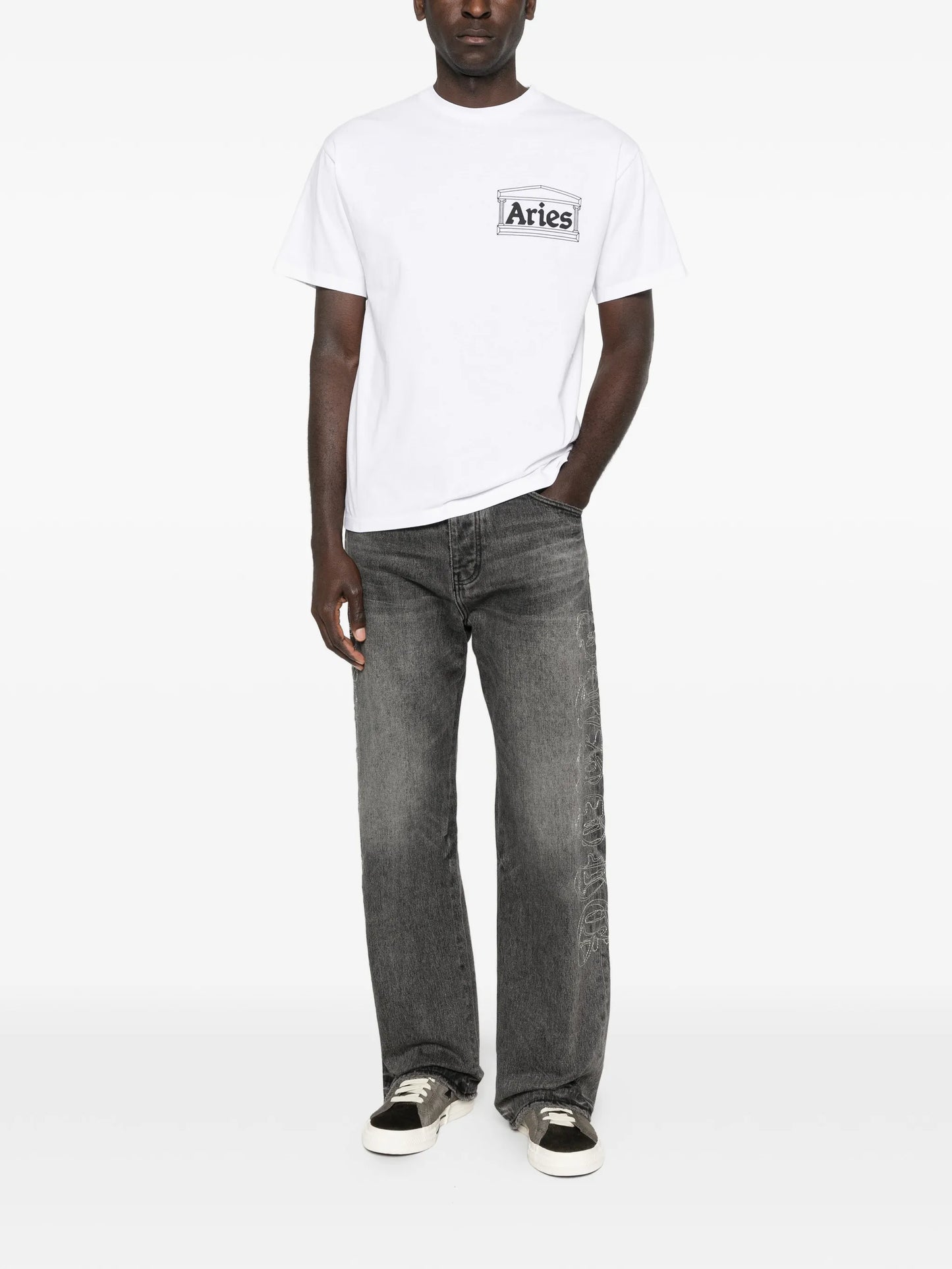 Temple graphic T-shirt