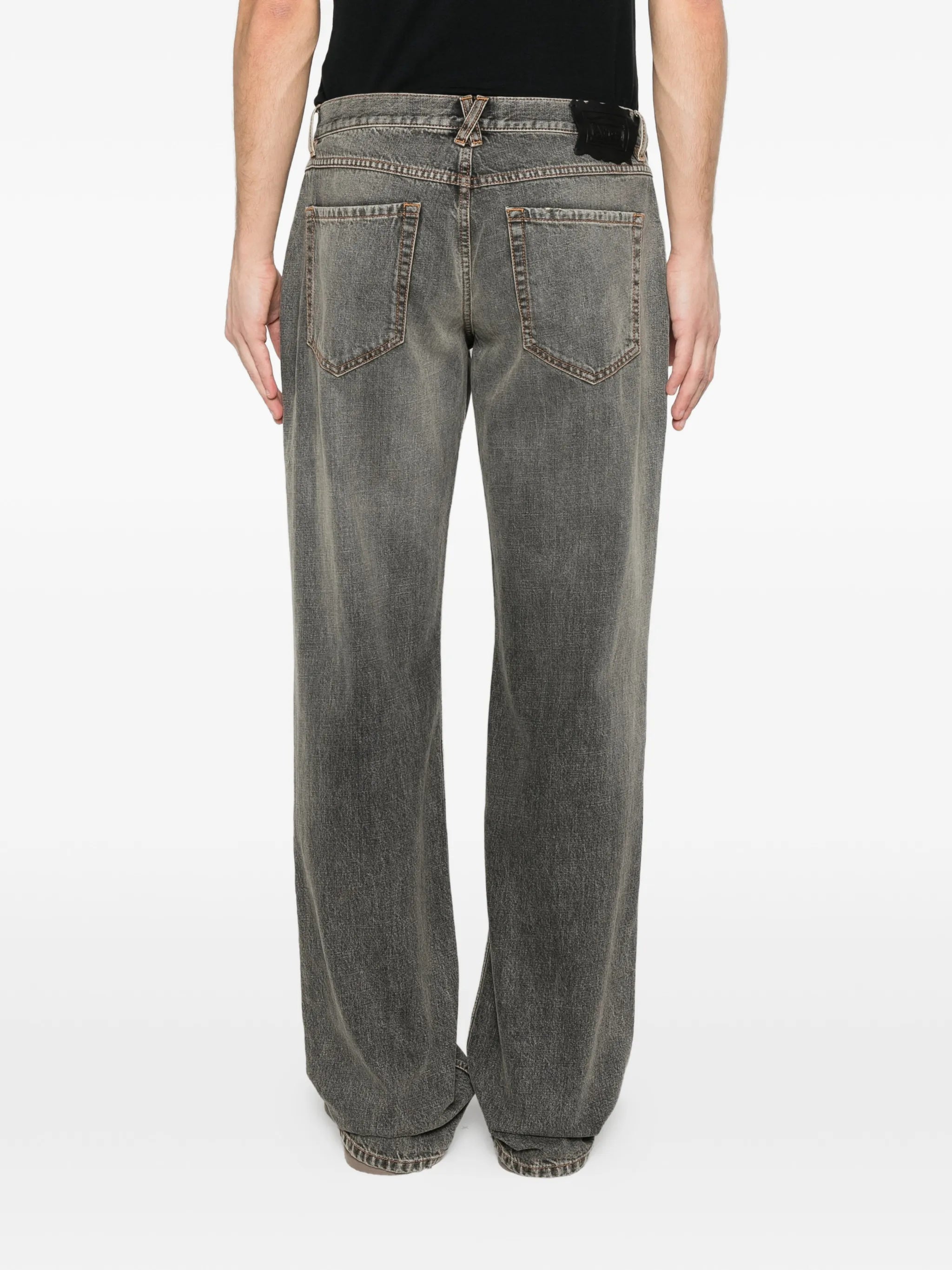 Tyrone distressed low-rise jeans