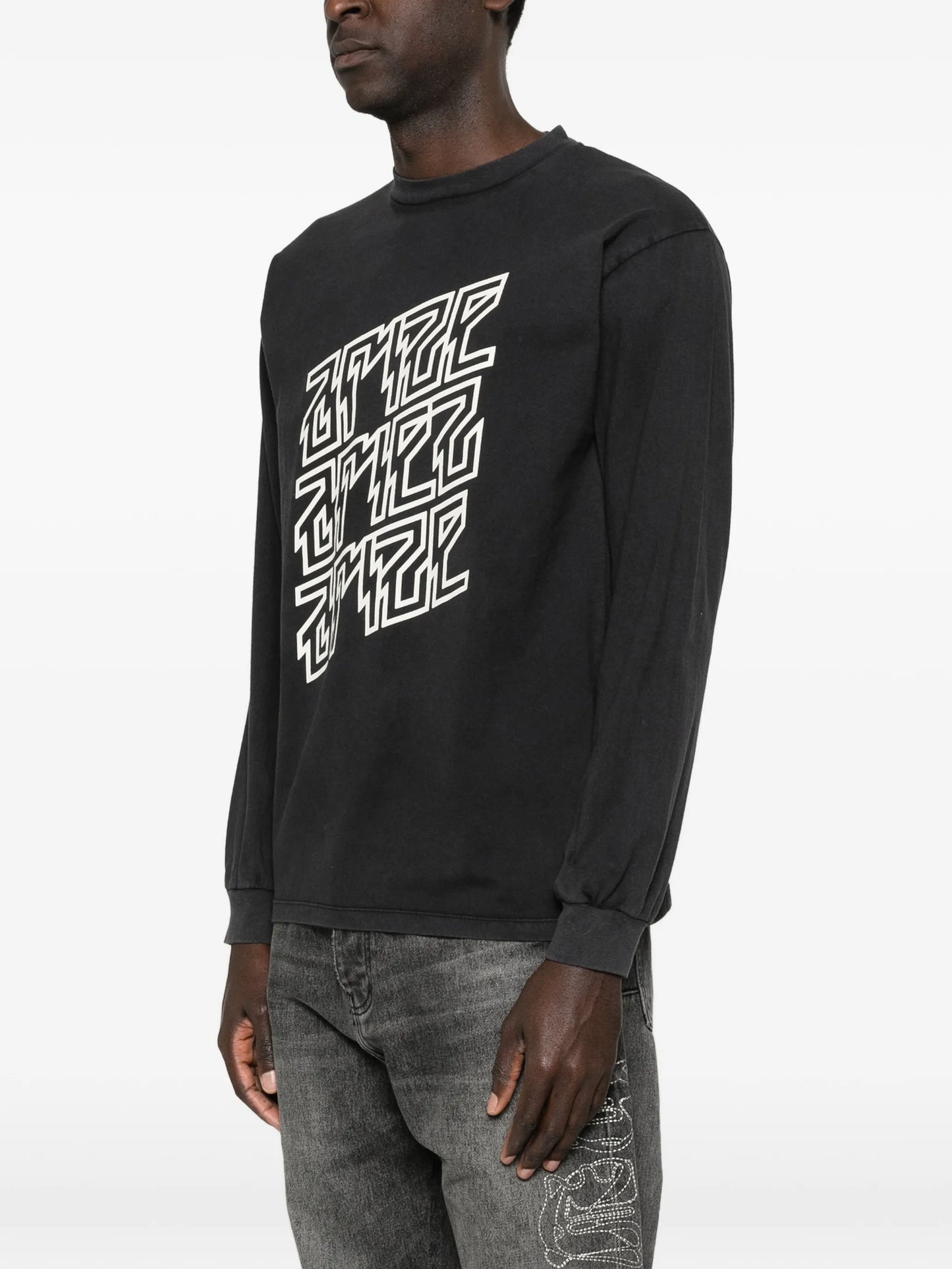Ariez Arize faded long-sleeve T-shirt