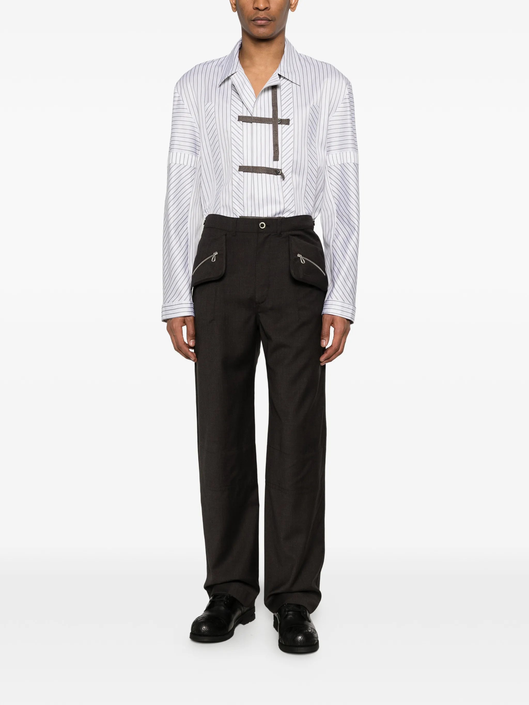 Komlo zipped wool trousers