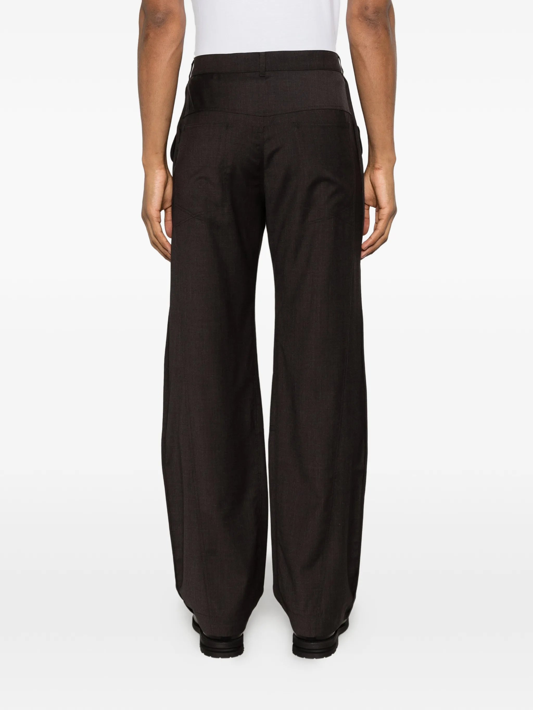 Komlo zipped wool trousers