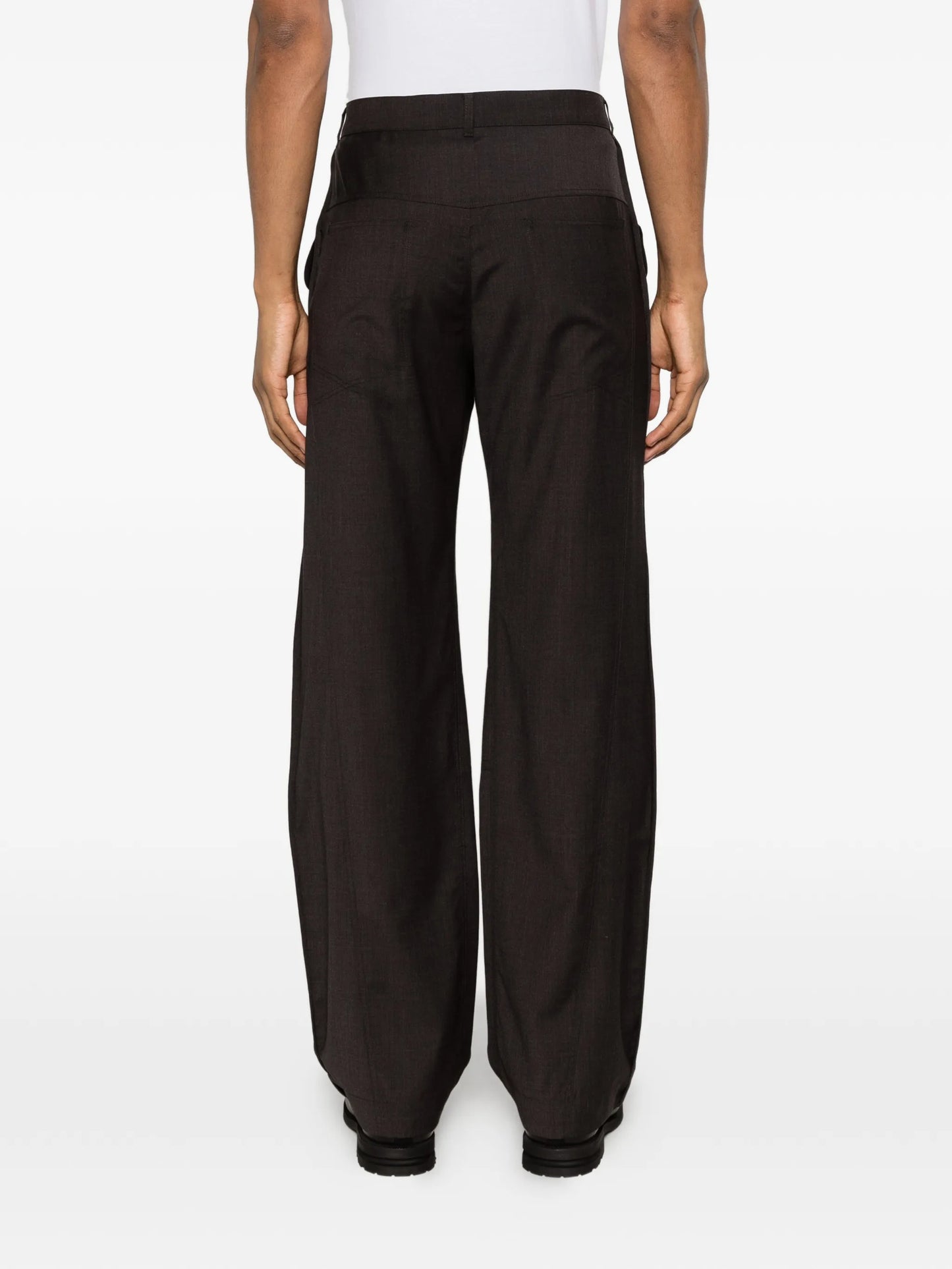 Komlo zipped wool trousers