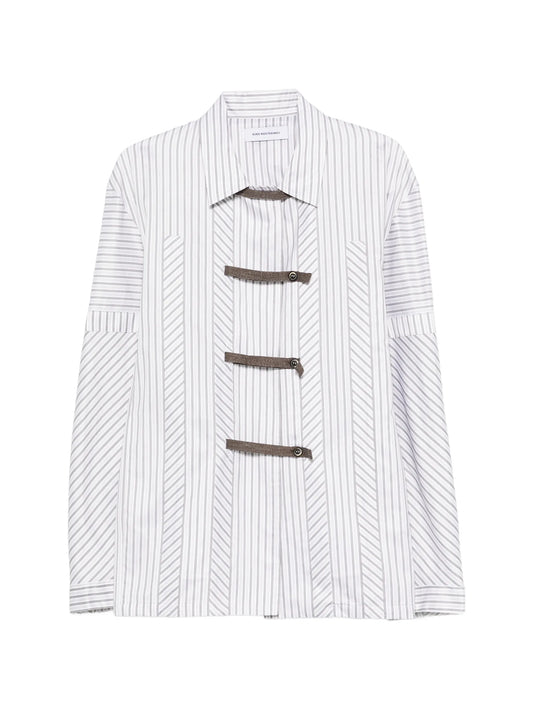 striped buttoned shirt