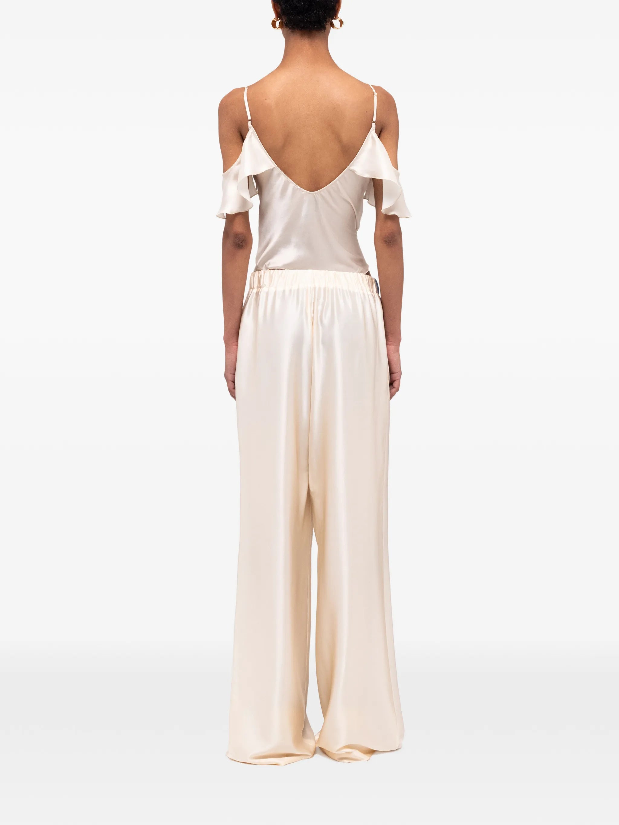 Salpicon fruit-print trousers