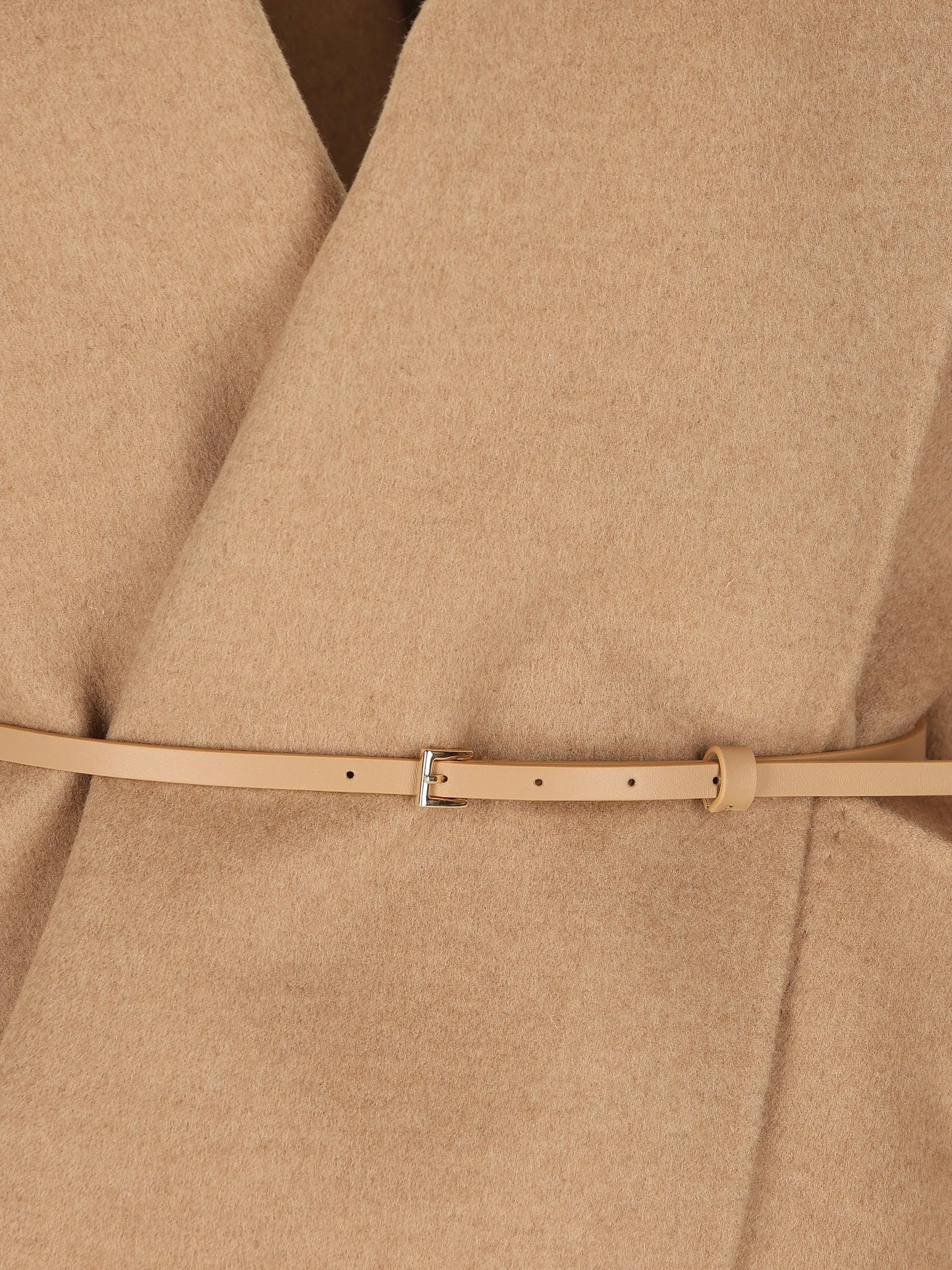 fringed long-sleeve coat