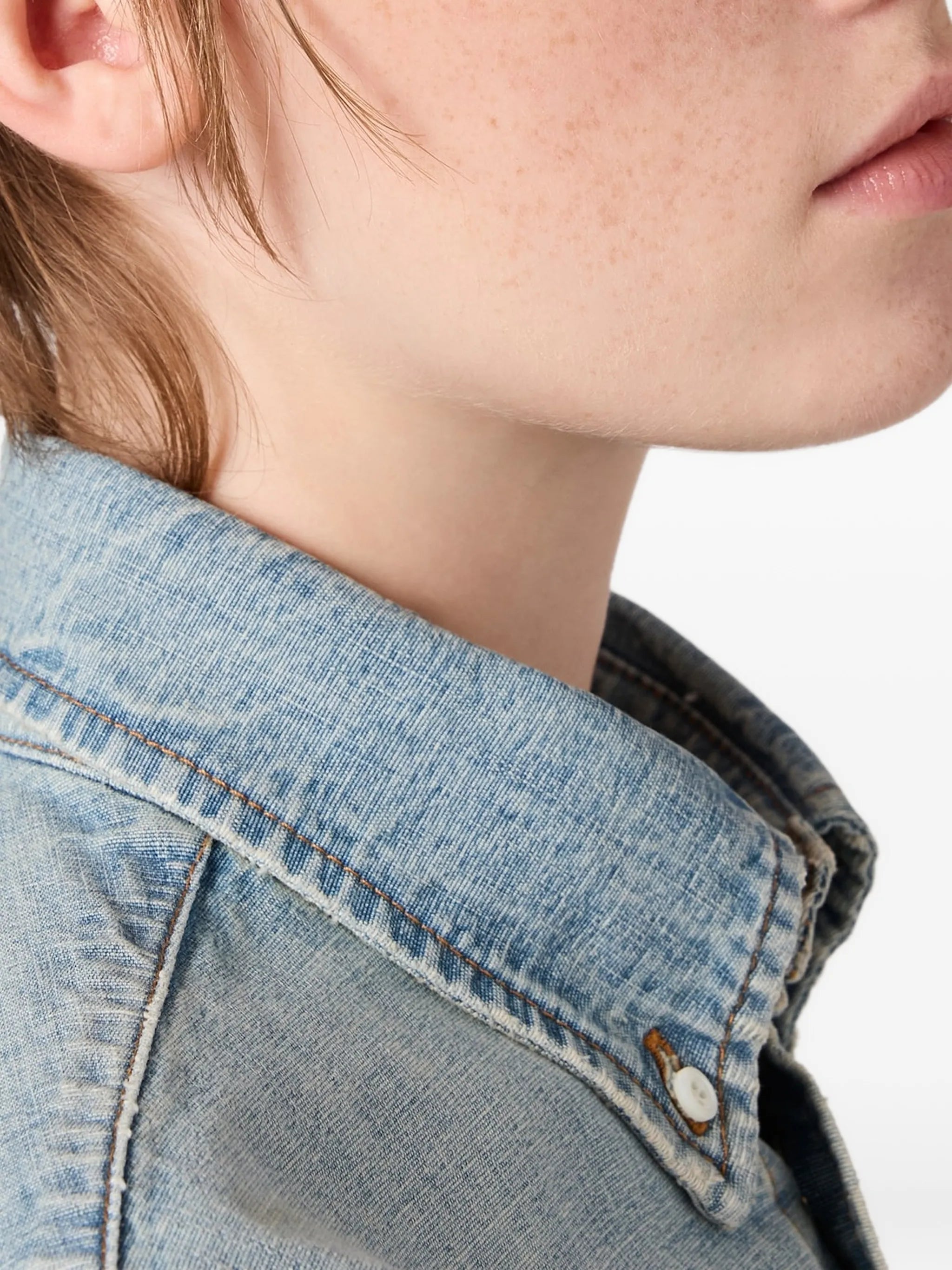 logo-embroidered shirt