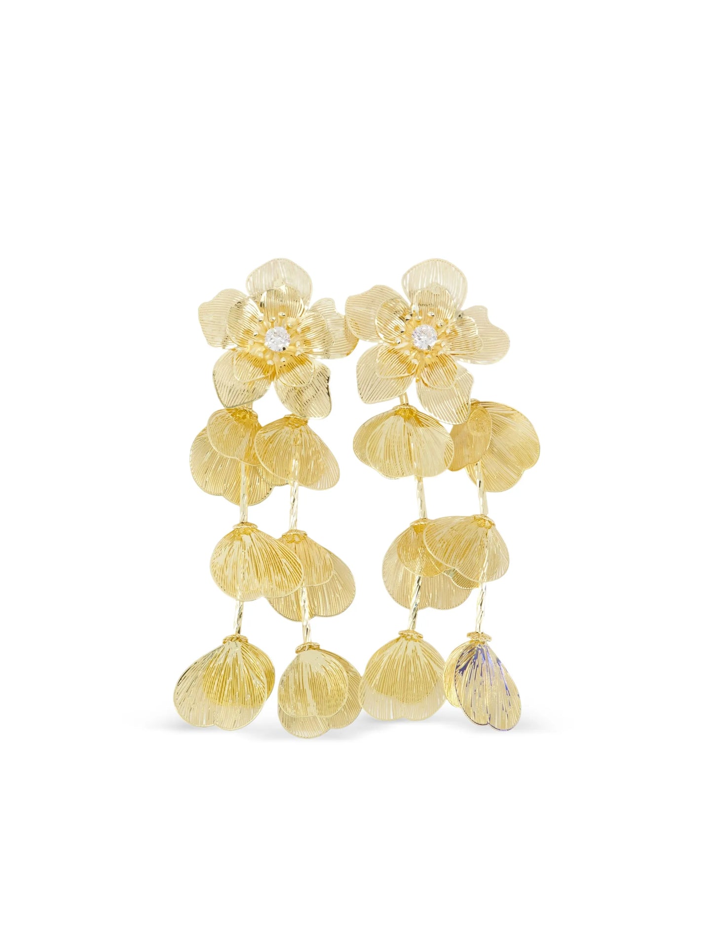flower-shaped earrings