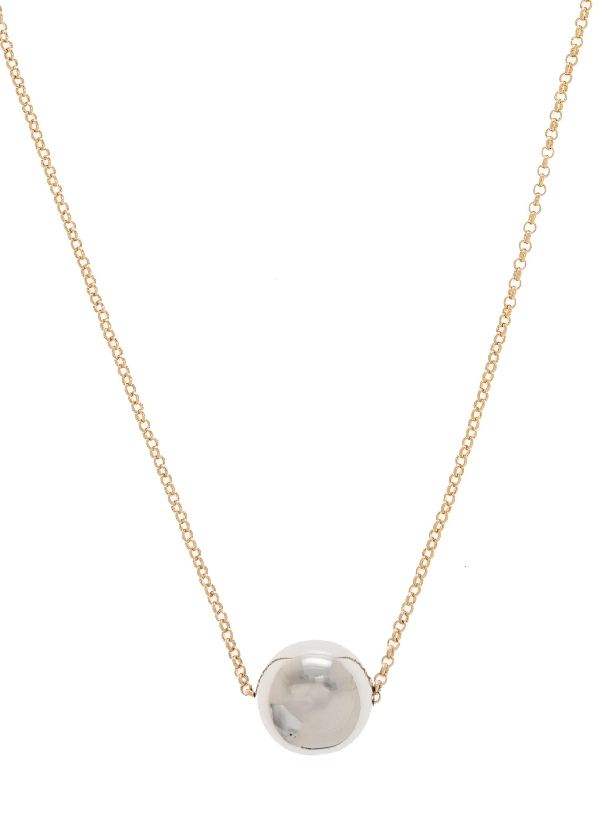 sphere chain necklace