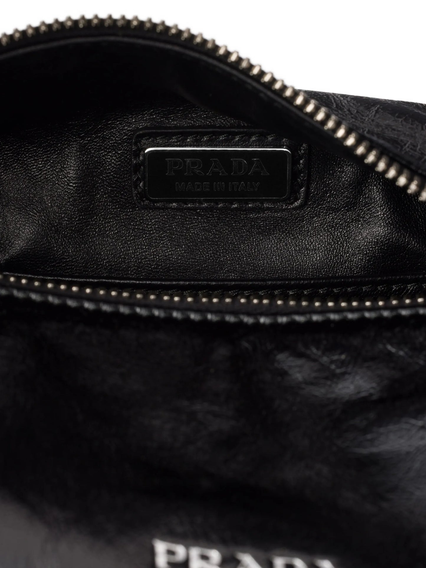 leather logo messenger bag