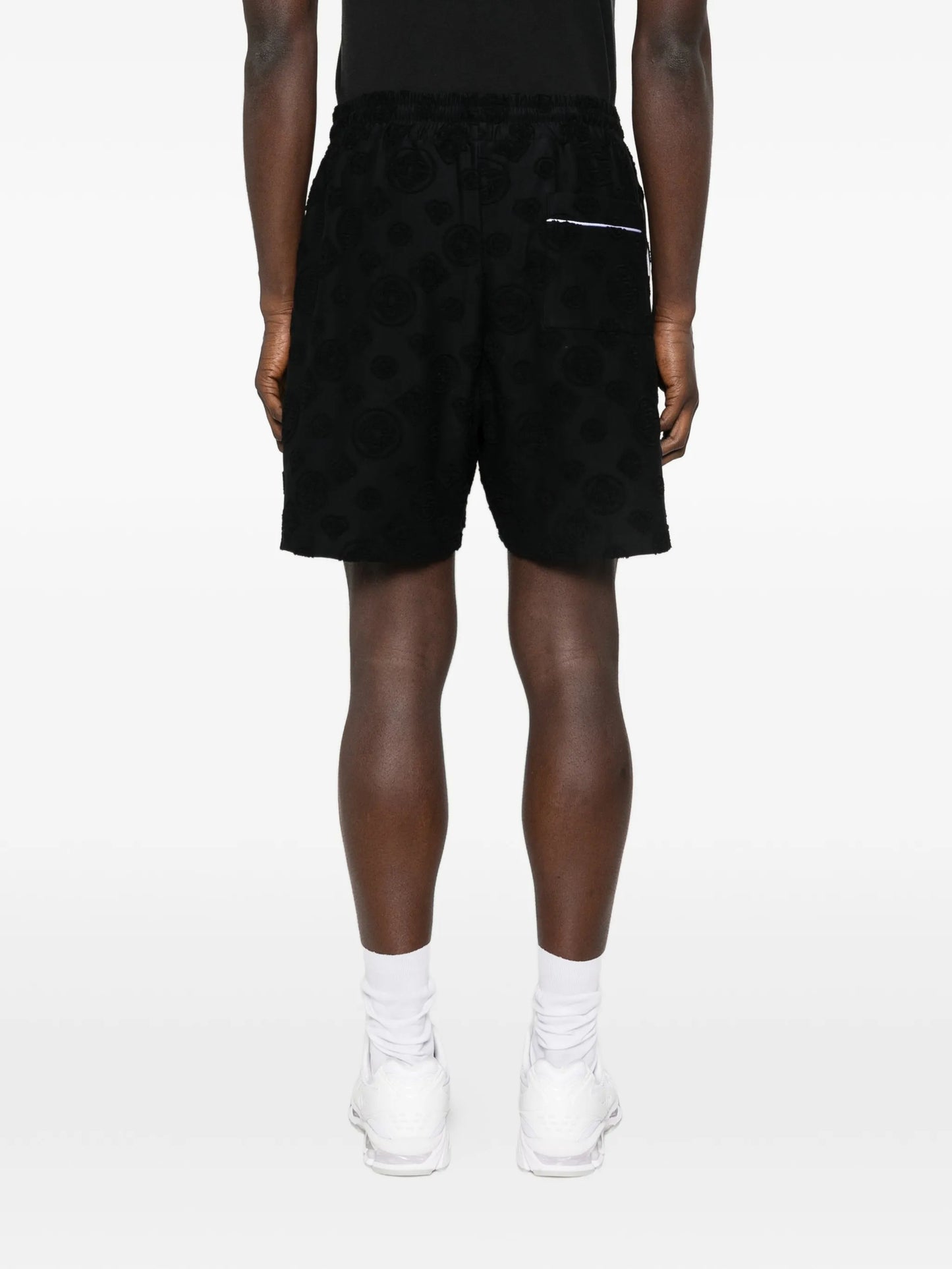 monogram drawstring shorts