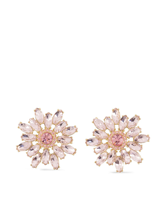 flower-shaped earrings