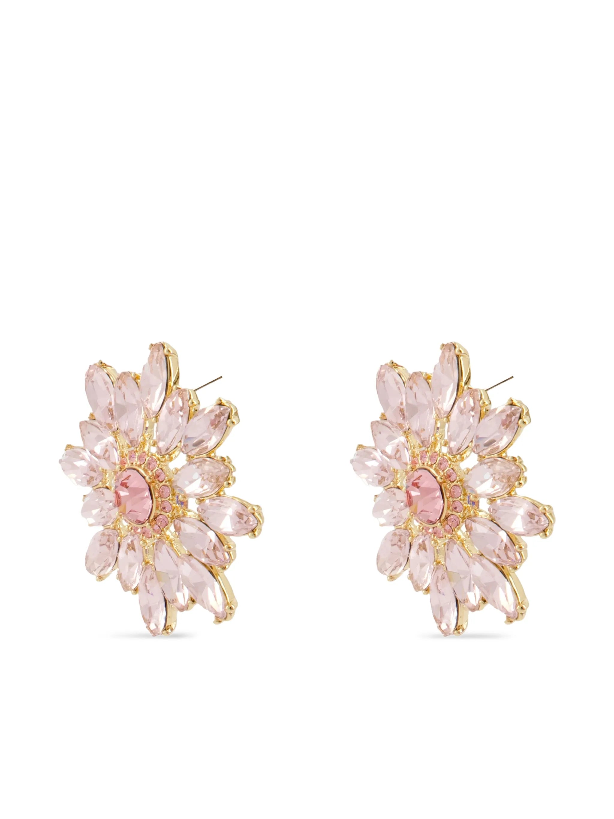 flower-shaped earrings