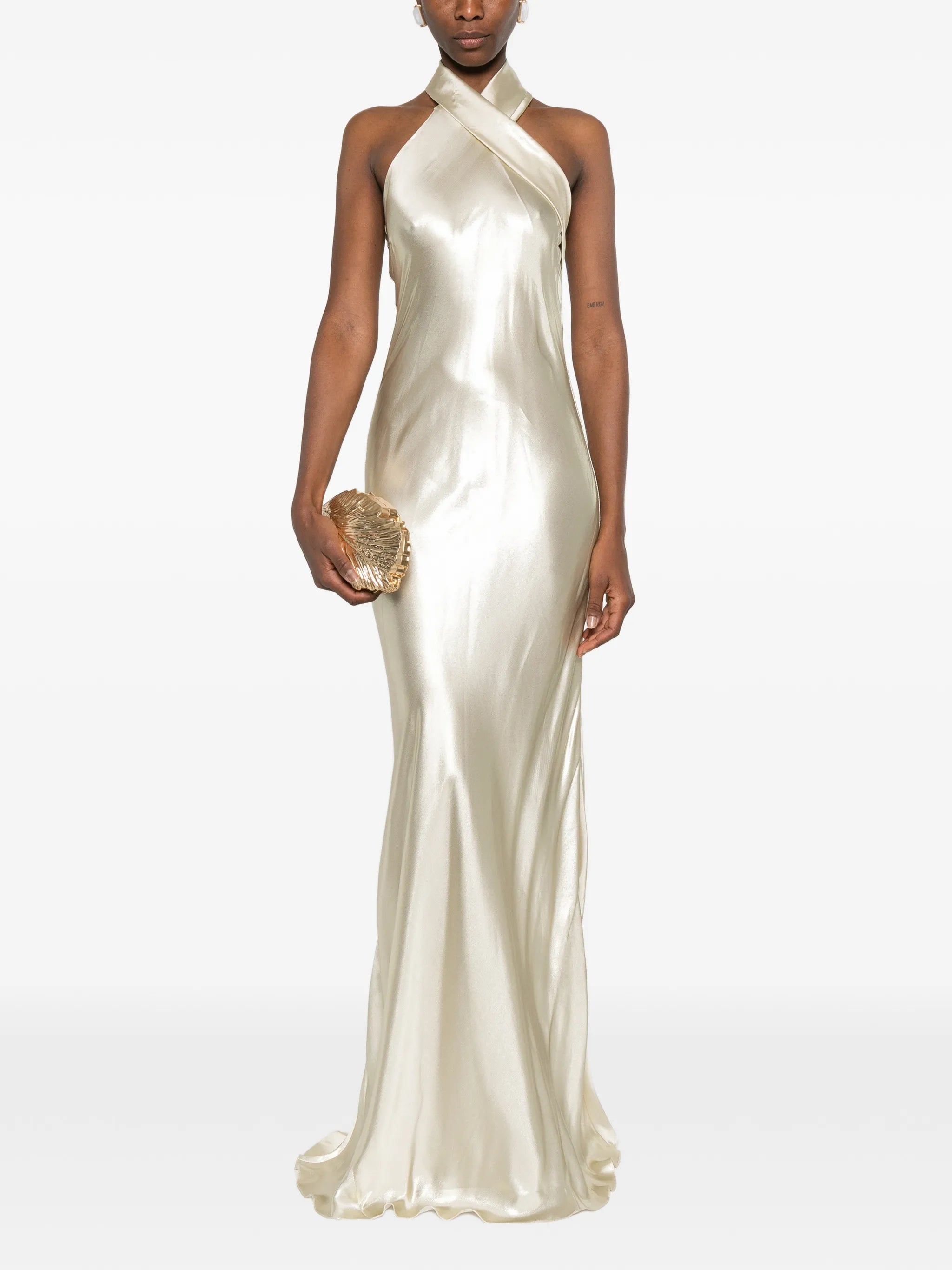 Pandora halterneck maxi dress