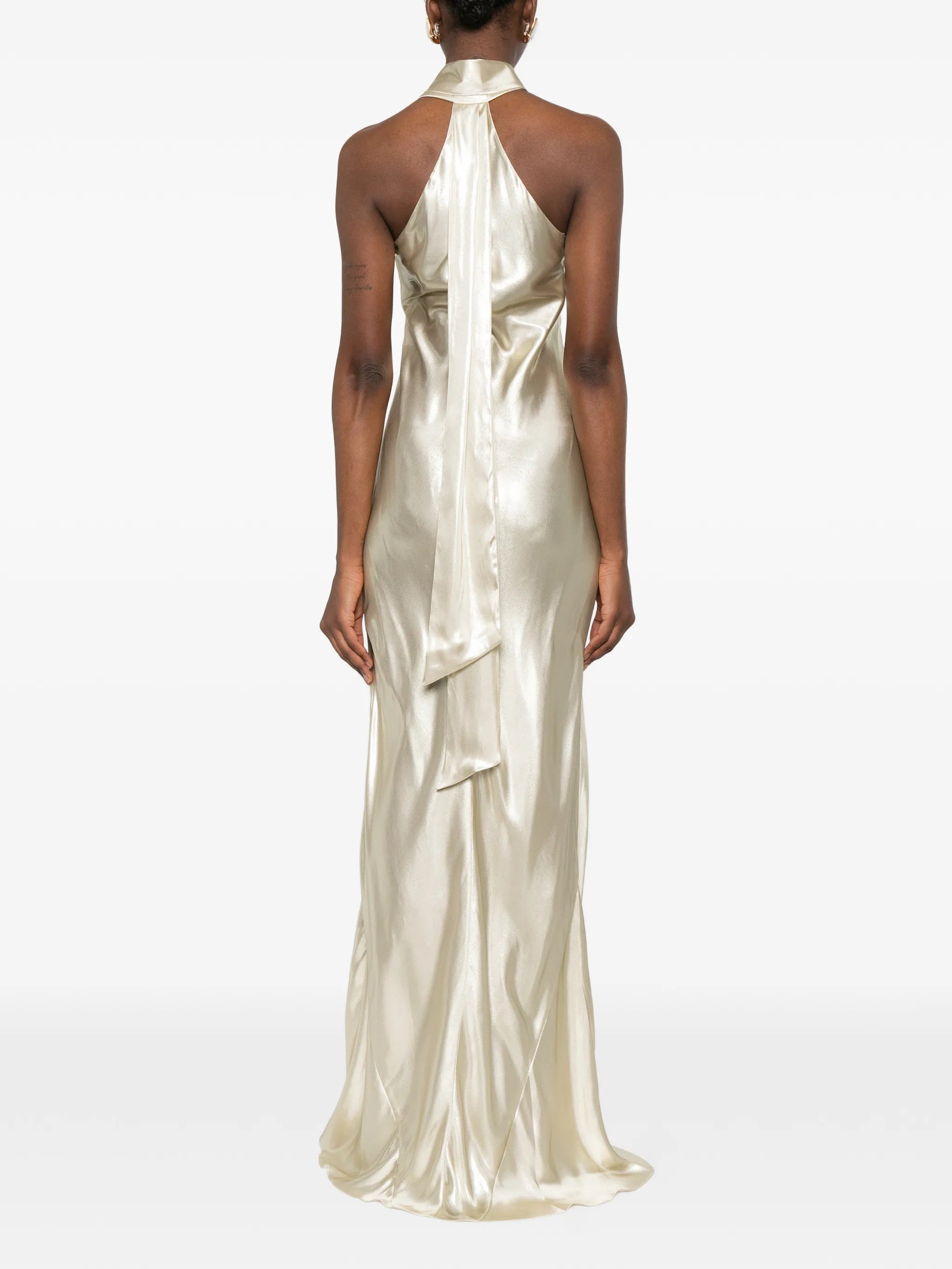 Pandora halterneck maxi dress