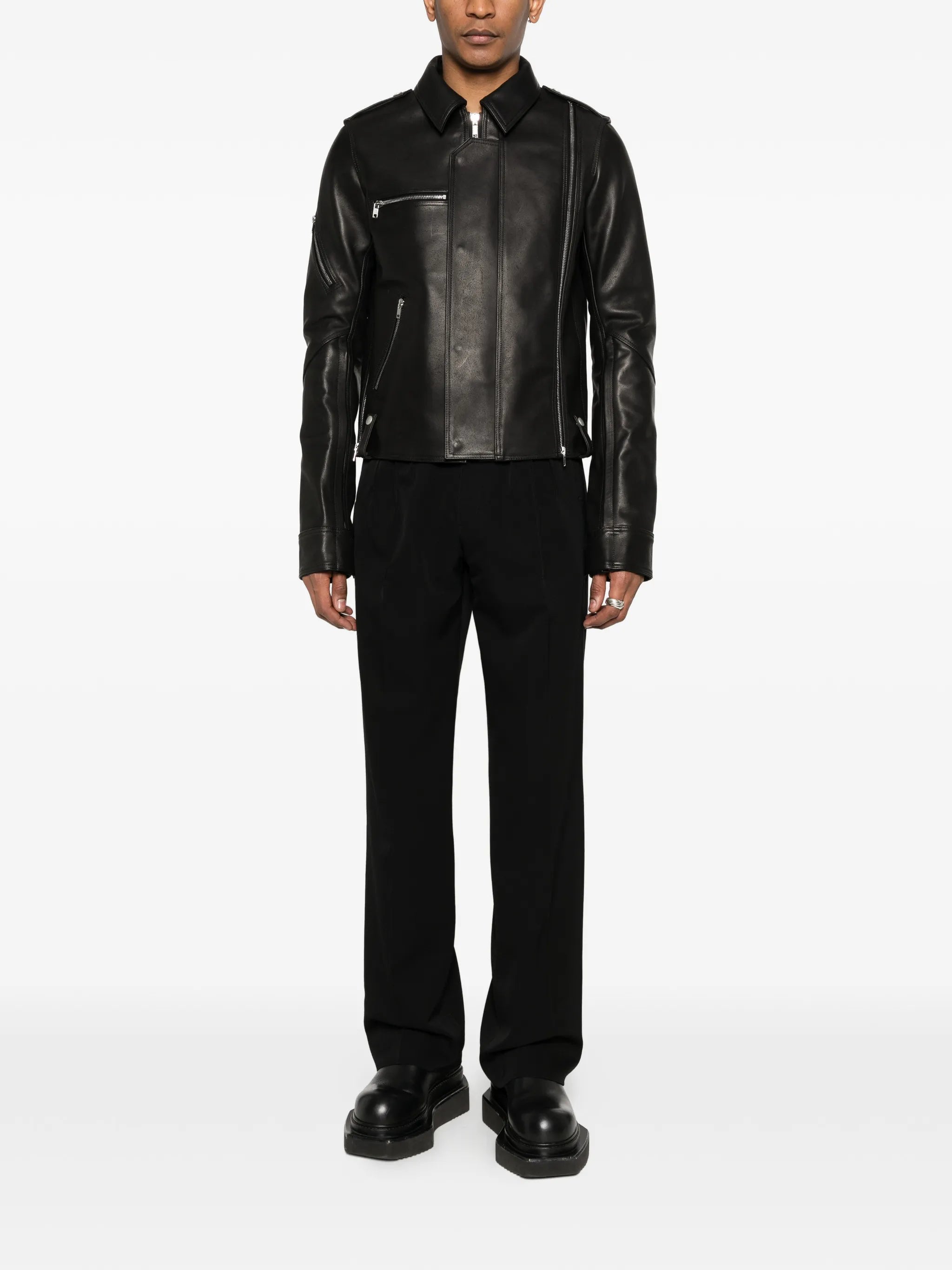 Vega leather jacket