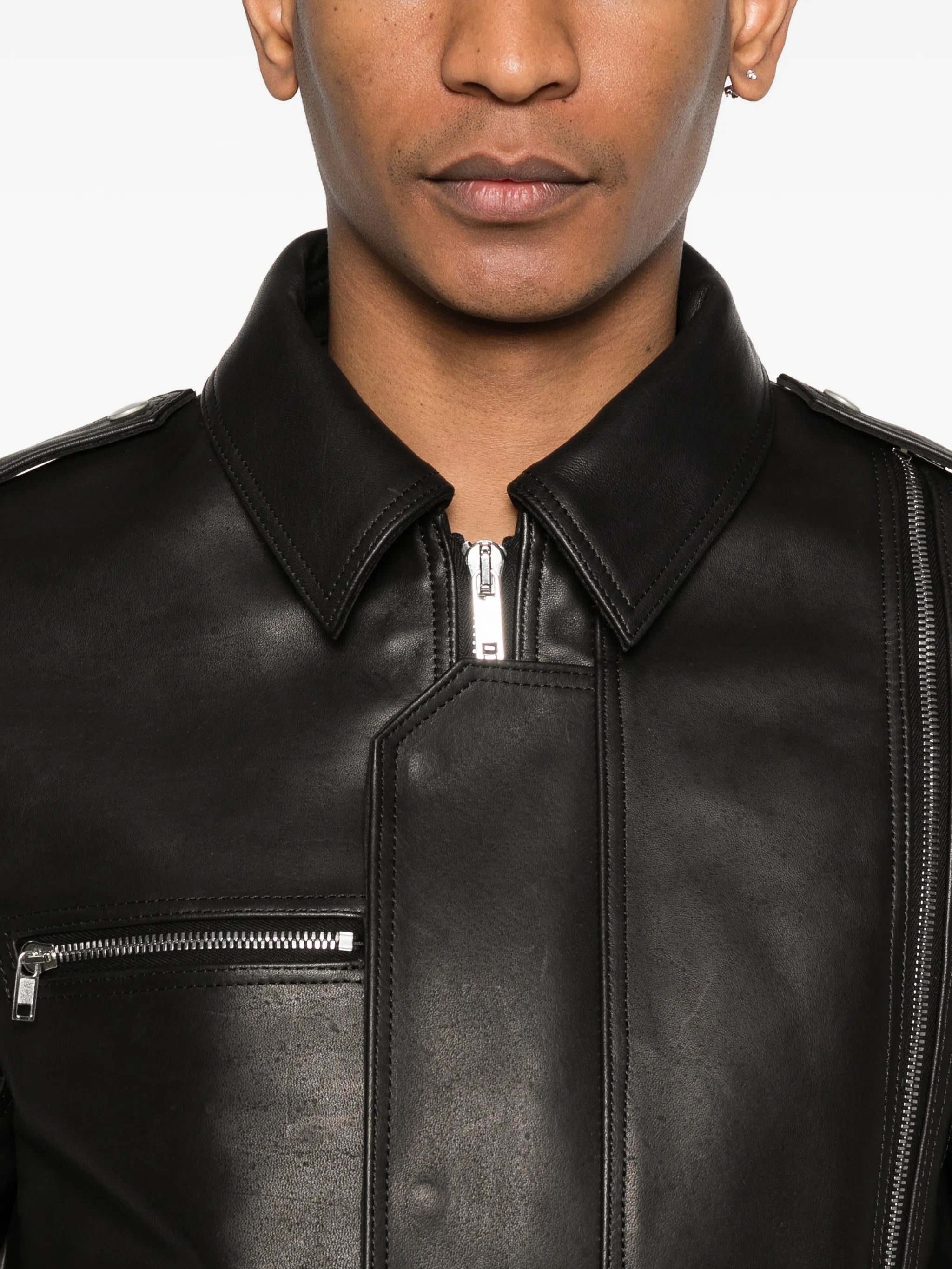 Vega leather jacket