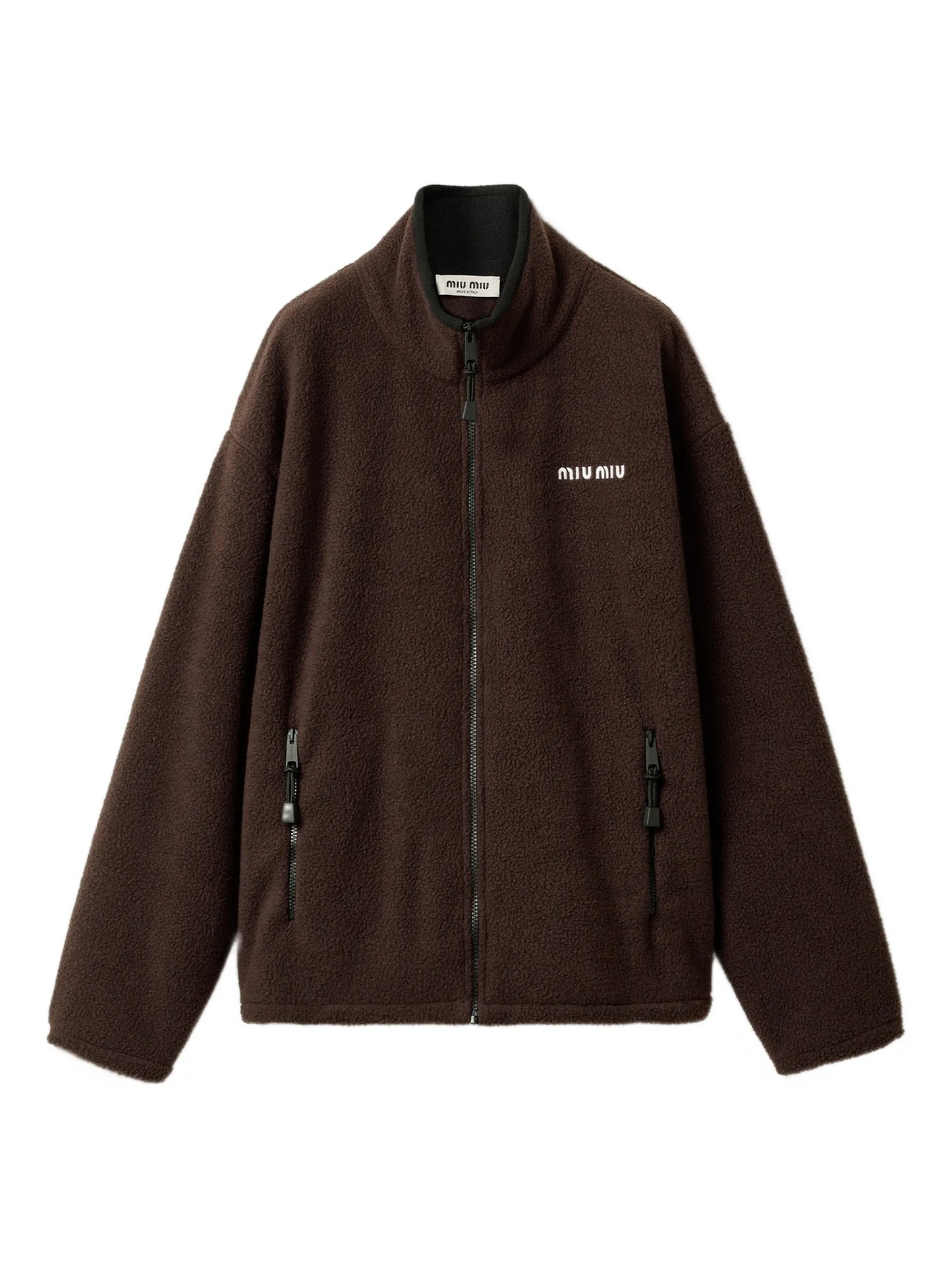 logo-embroidered jacket