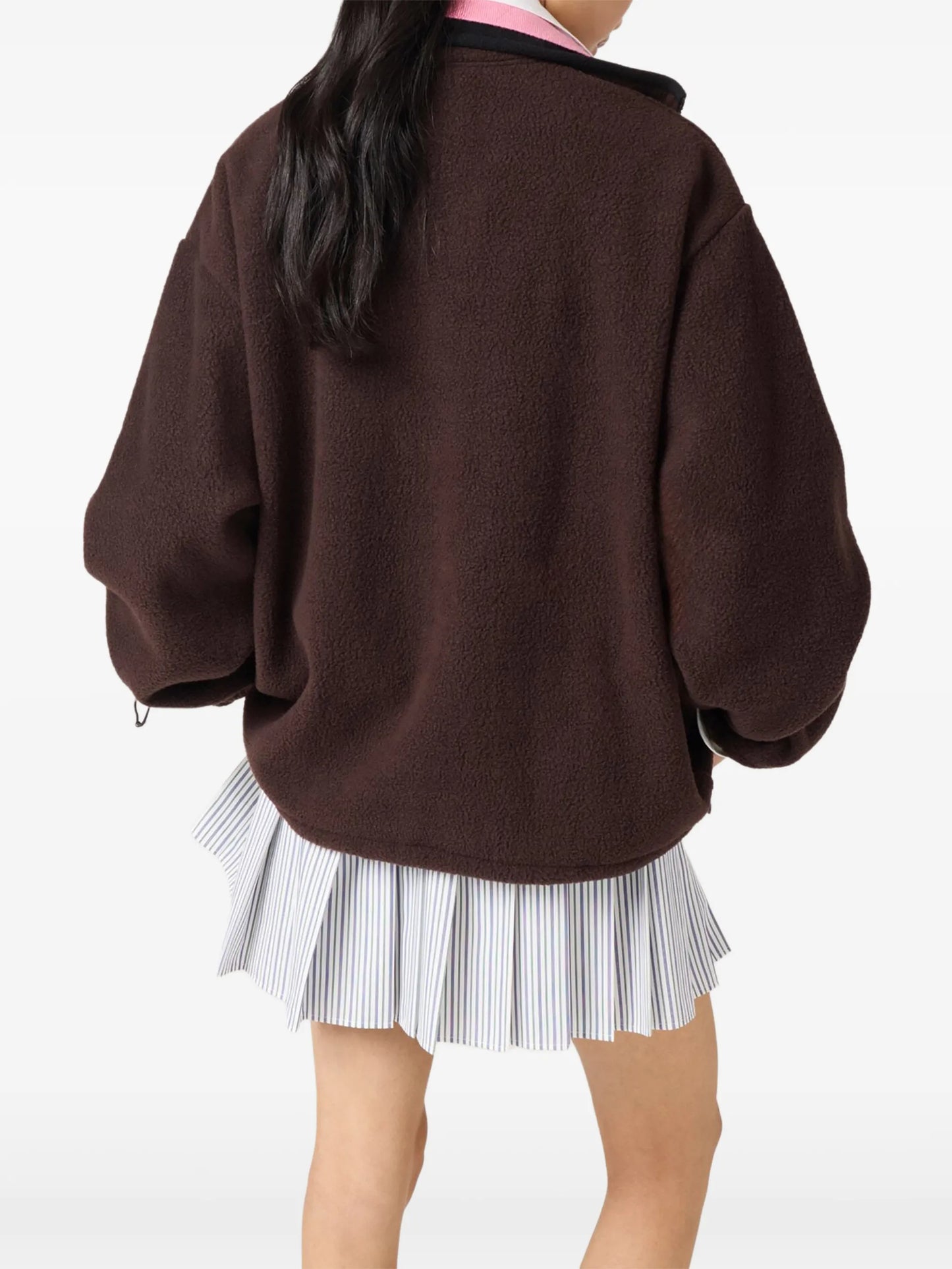 logo-embroidered jacket