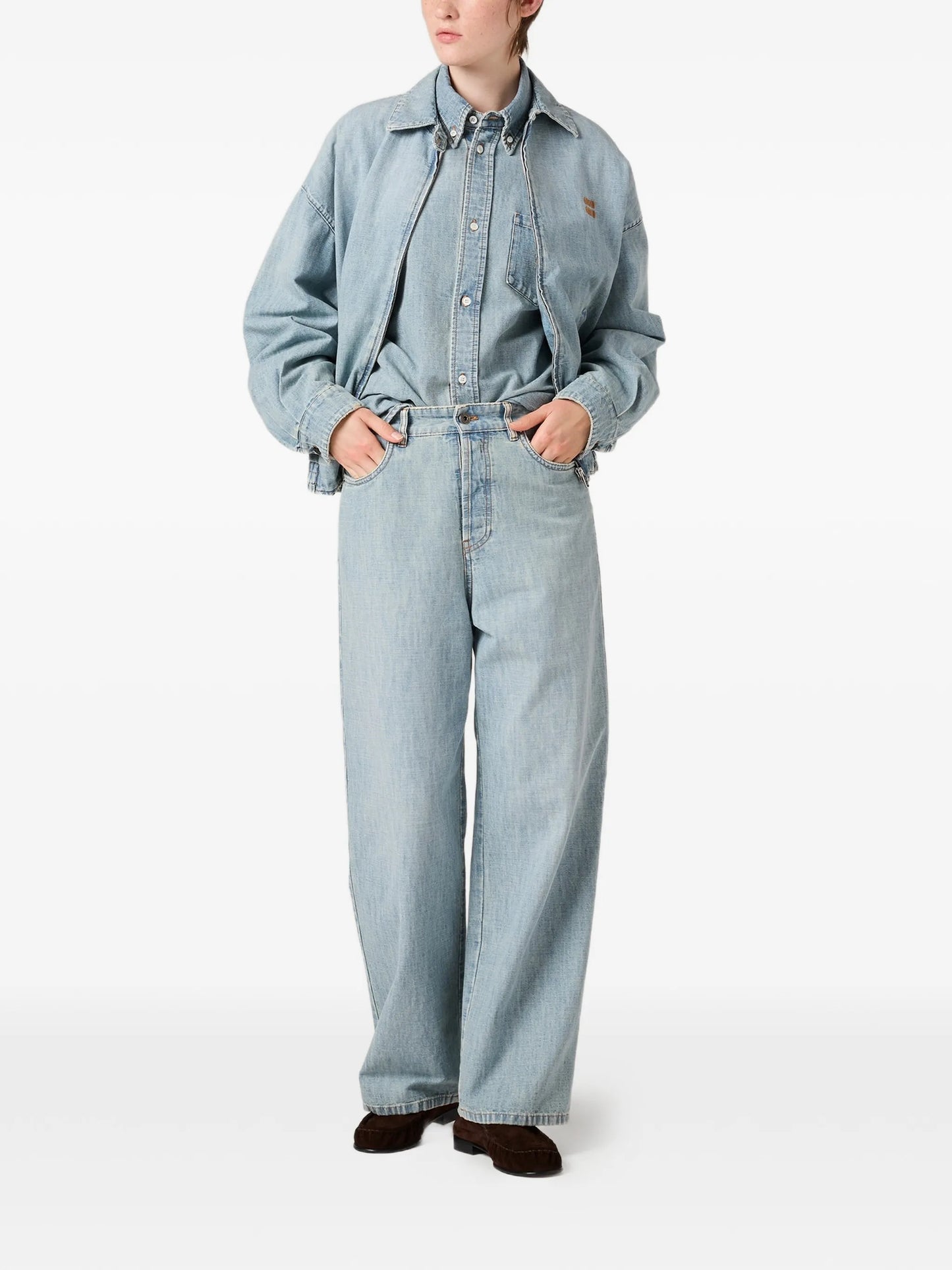 chambray jeans