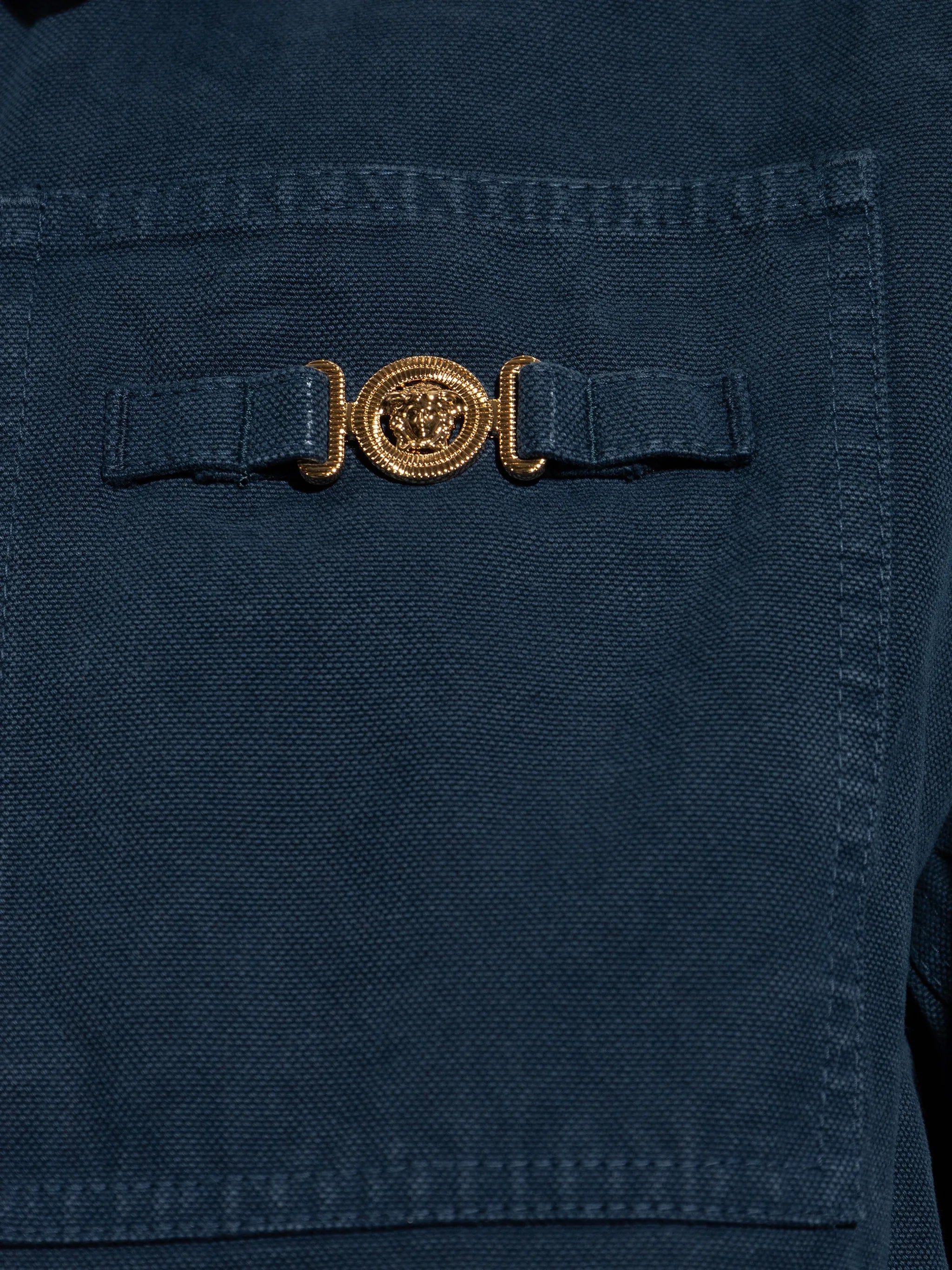 buttoned patch pocket jacket