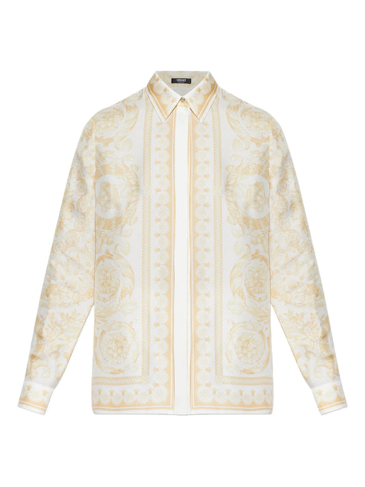 Barocco-print shirt