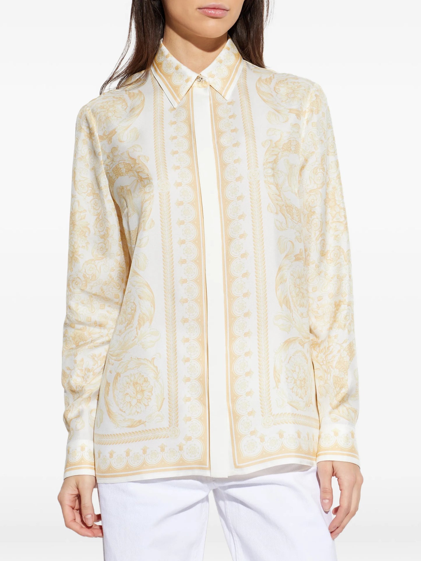 Barocco-print shirt