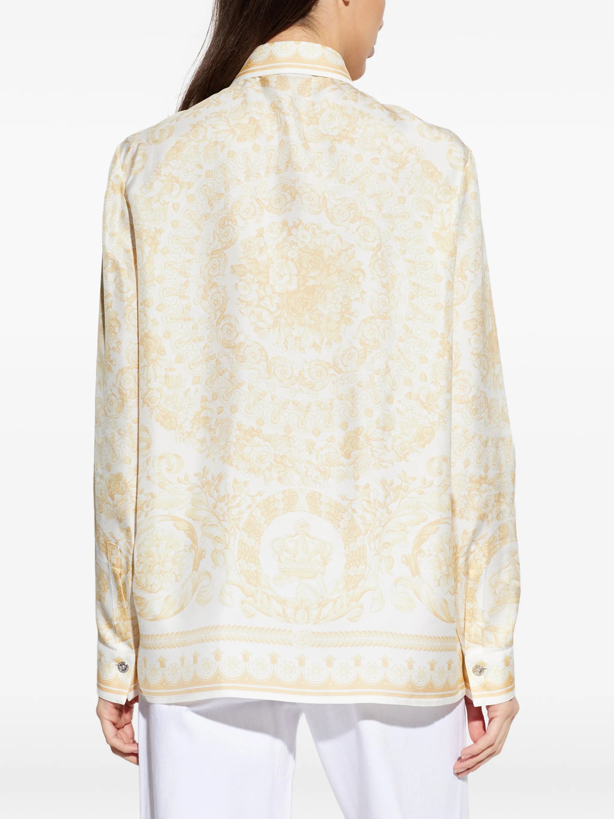 Barocco-print shirt