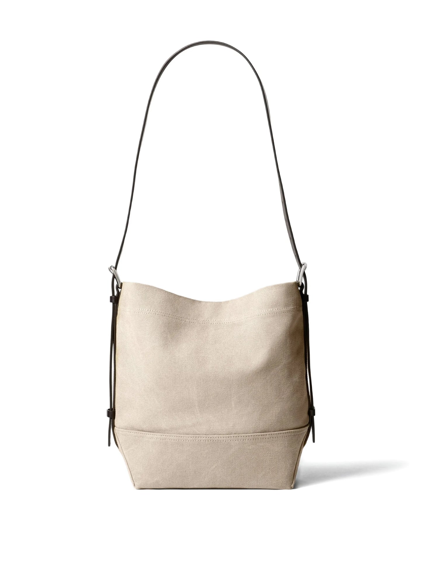 small belted tote bag