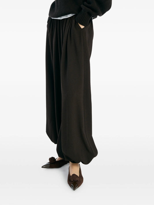 balloon pleated trousers