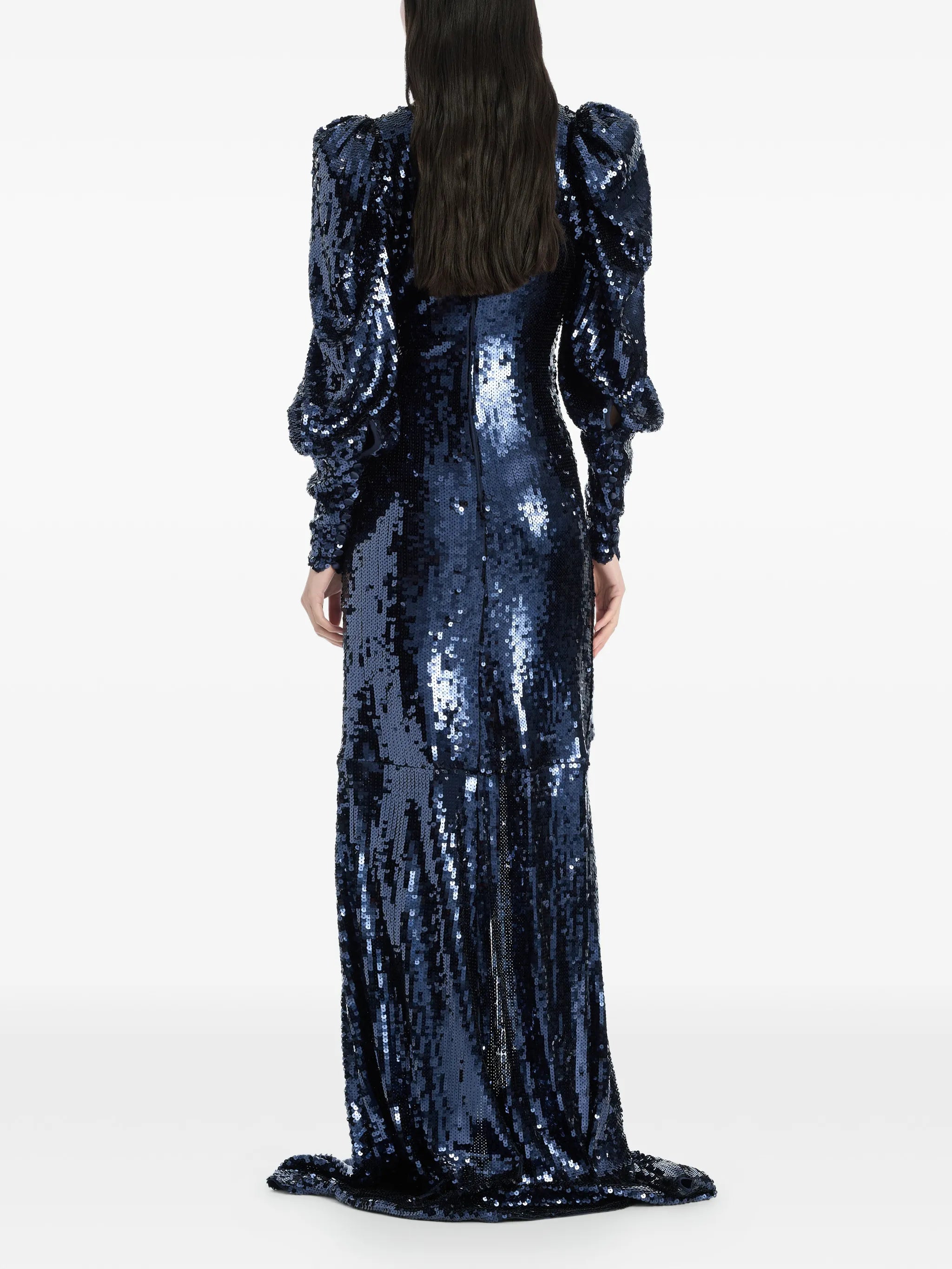 sequin-embellishment maxi dress
