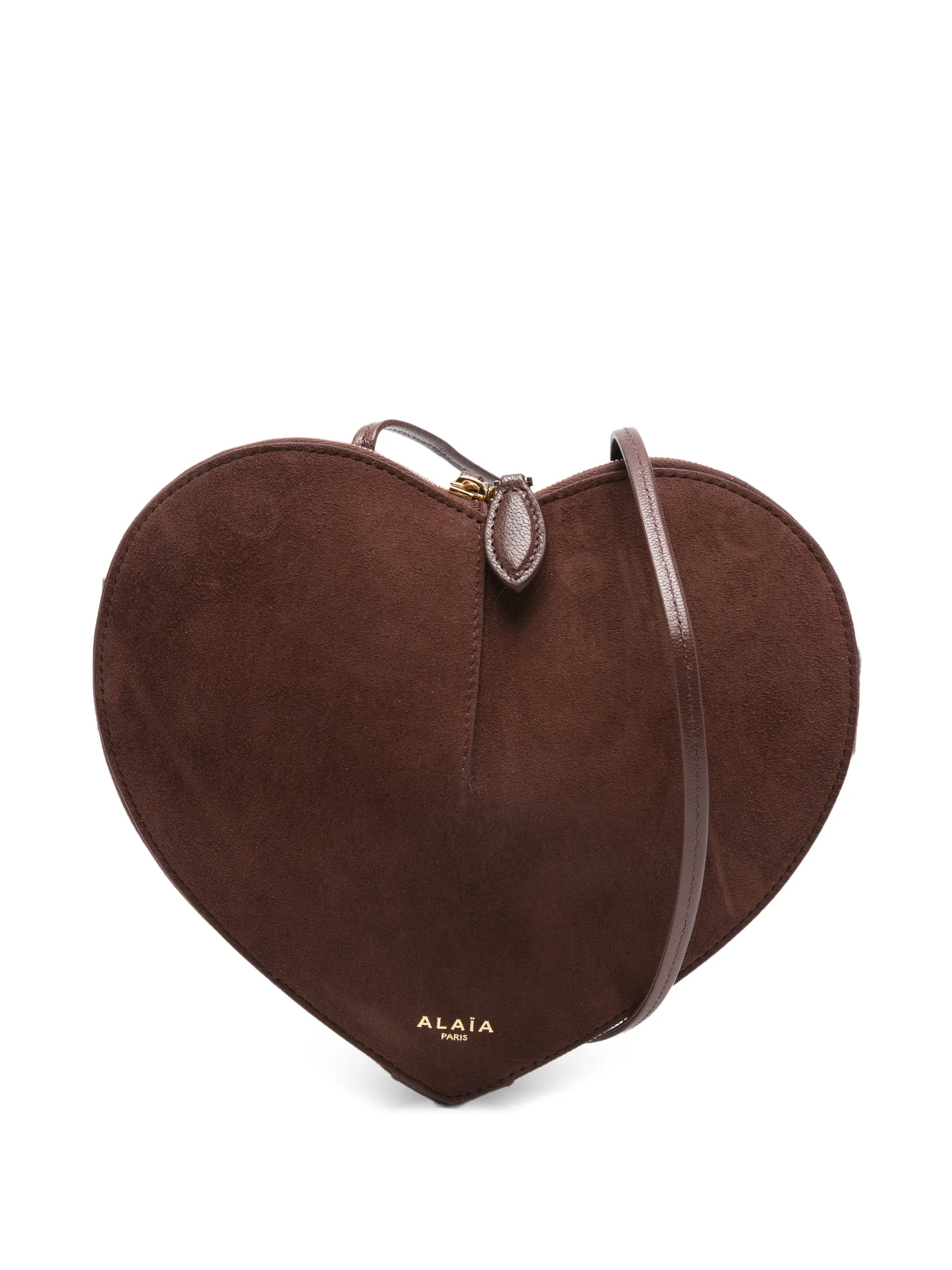 Le Cœur bi-material bag in leather